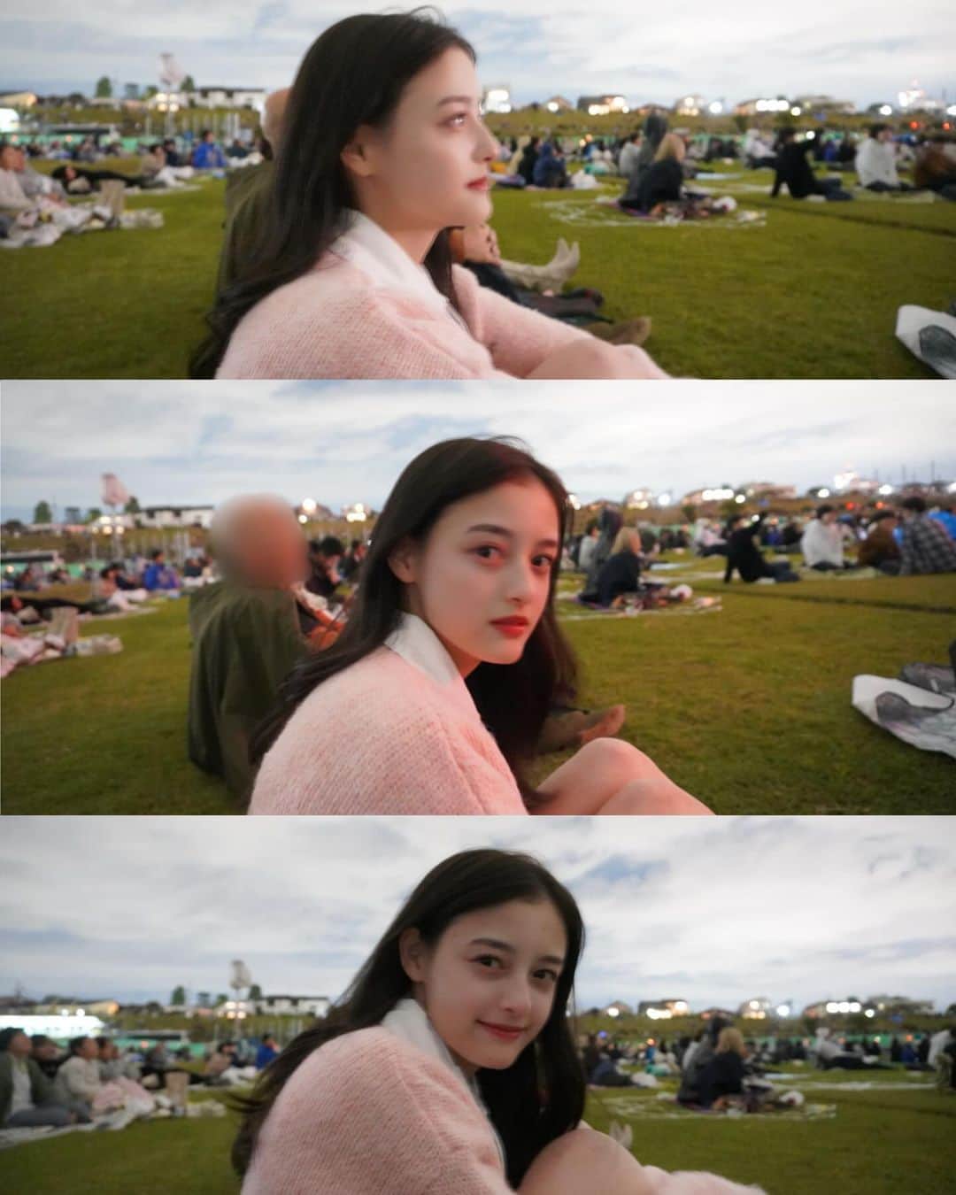 大峰ユリホのインスタグラム：「花火に美味しいレストランと欲張りセットな21歳初日🎂  お祝いの言葉もありがとうございます」