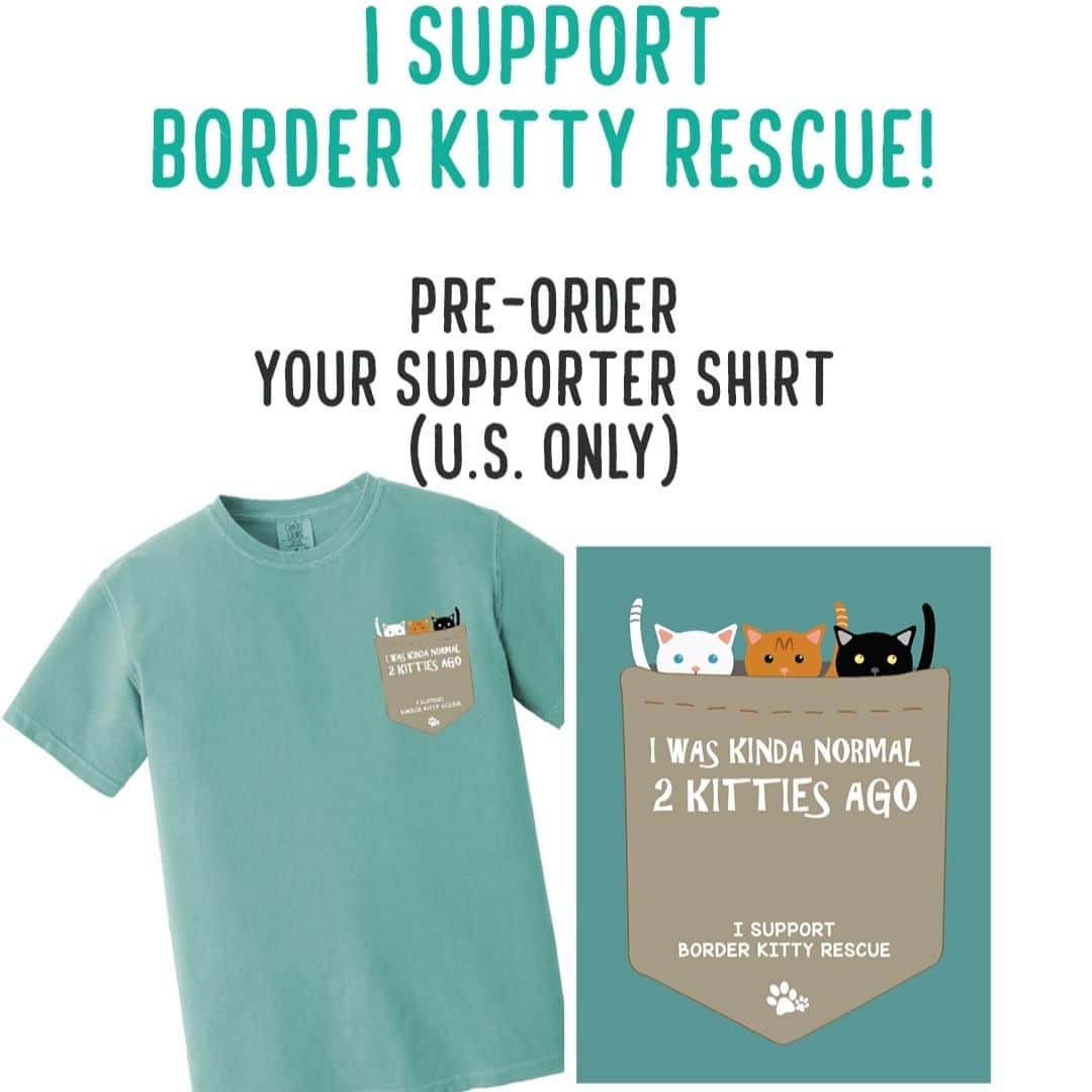 Jazzy Cooper Fostersさんのインスタグラム写真 - (Jazzy Cooper FostersInstagram)「Our first merch fundraising for Border Kitty Rescue! More info: BorderKittyRescue.Org (Clickable link in the bio) All proceeds go to saving more kittens. Pre-Order. U.S. Only at this time. Can you guess who the kitten models were?」10月21日 23時55分 - bordernerd
