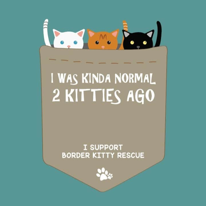 Jazzy Cooper Fostersのインスタグラム：「Our first merch fundraising for Border Kitty Rescue! More info: BorderKittyRescue.Org (Clickable link in the bio) All proceeds go to saving more kittens. Pre-Order. U.S. Only at this time. Can you guess who the kitten models were?」