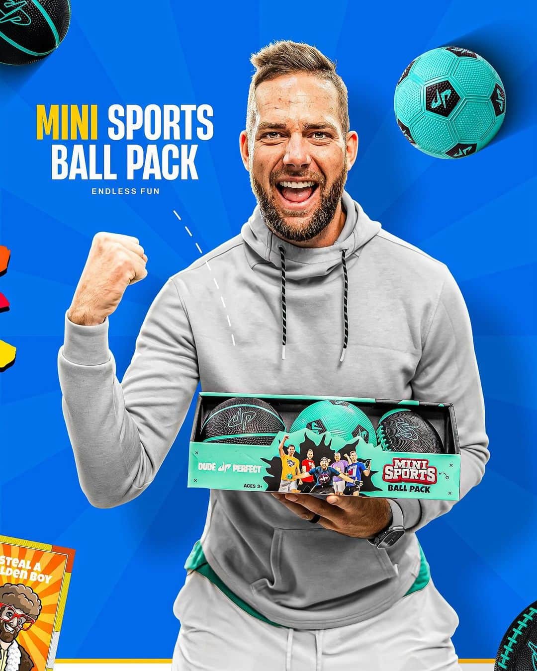 Dude Perfectさんのインスタグラム写真 - (Dude PerfectInstagram)「HUGE NEWS! We’ve teamed up with Walmart to bring you the all-new Dude Perfect games & toys line, featuring the first ever DUDE PERFECT BOARD GAME! Available at the front of Walmart stores everywhere today! Let the games begin! 🏈」10月22日 0時35分 - dudeperfect