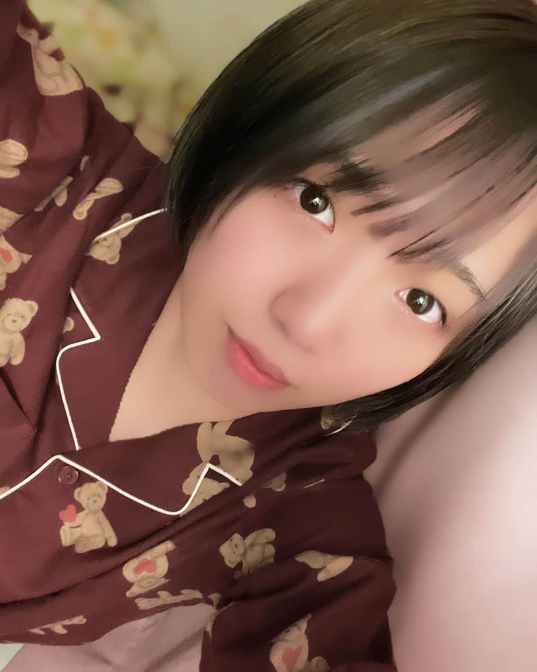 松井珠紗のインスタグラム：「新しいパジャマ買いました🧸 安眠快眠」
