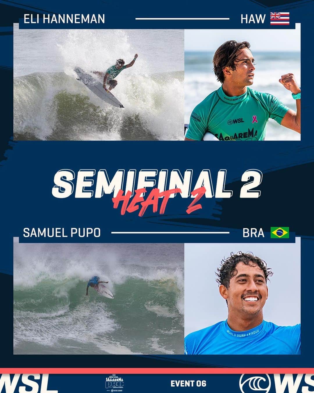 世界プロサーフィン連盟（WSL）さんのインスタグラム写真 - (世界プロサーフィン連盟（WSL）Instagram)「The Men’s Semifinals are ON!  Watch the @corona #SaquaremaPro LIVE on worldsurfleague.com. @bancodobrasil」10月22日 1時43分 - wsl