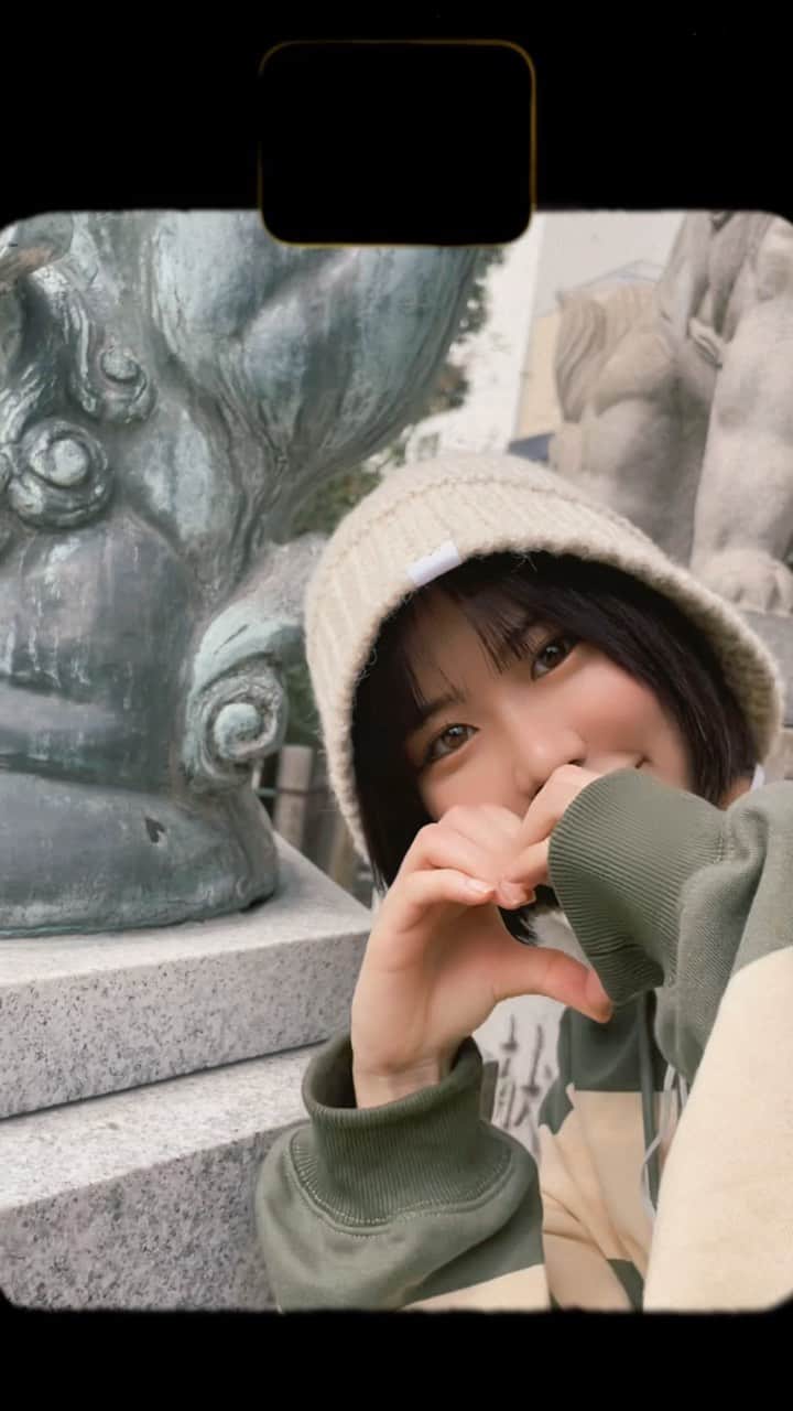 渡辺菜月のインスタグラム：「. #難波八坂神社 . . 私がここ最近1番行きたかった場所✨  大きな獅子の口の中は “舞台”なんだって〜  動画内である大発見をしたから みんなも観に行って確かめてみてね👀 . #大阪観光 #大阪 #神社 #獅子殿  #stu48 #idol #follow」