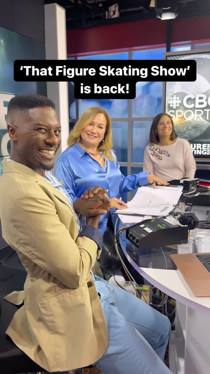 アッシャー・ヒルのインスタグラム：「‘That Figure Skating Show’ is back! ⛸️  Join hosts @asherkwacie & @brenda.irving.cbcsports with analyst @meaganduhamel as we show you the pairs free program at Skate America in full at 6 PM ET on cbcsports.ca & @cbcgem   Then tune in at 7:15 PM ET on our CBC Sports YouTube channel where we’ll chat everything we’ve seen so far at Skate America  @isufigureskating」