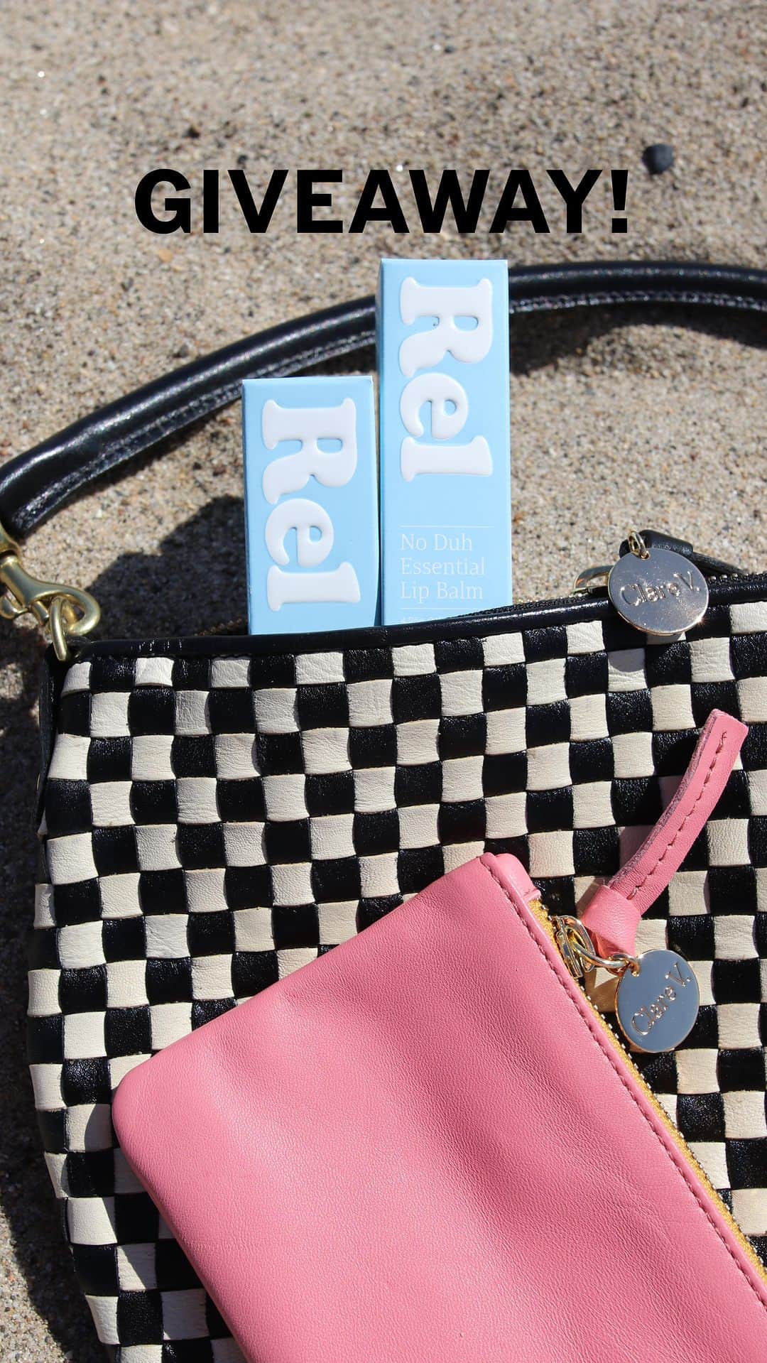 アリエル・ヴァンデンバーグのインスタグラム：「🚨BIG NEWS!🚨 We are giving away a FREE Clare V. bag filled with Rel!  HOW TO ENTER: Step 1: Follow @relbeauty & @shopclarev on Instagram! Step 2: Sign up for our newsletter (link in bio)!  Winner will be announced on @relbeauty story NOVEMBER 6, 2023 ✨  Good luck everybody!! 🤞」