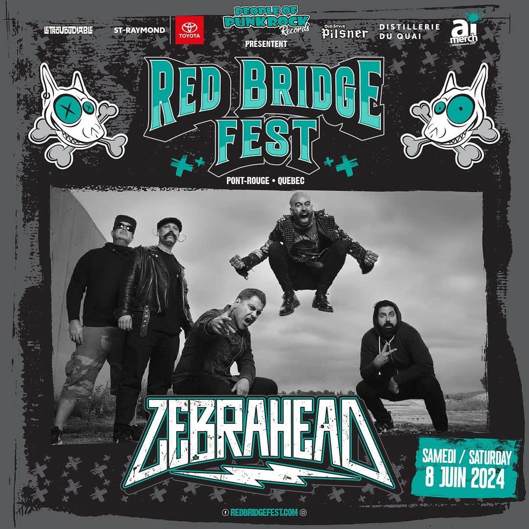 Zebraheadのインスタグラム：「We’re playing Quebec next summer in June!! It’s been a long time and we missed having Poutine!! See you soon @redbridgefest !! #zebrahead #redbridgefest #quebec #poutine」