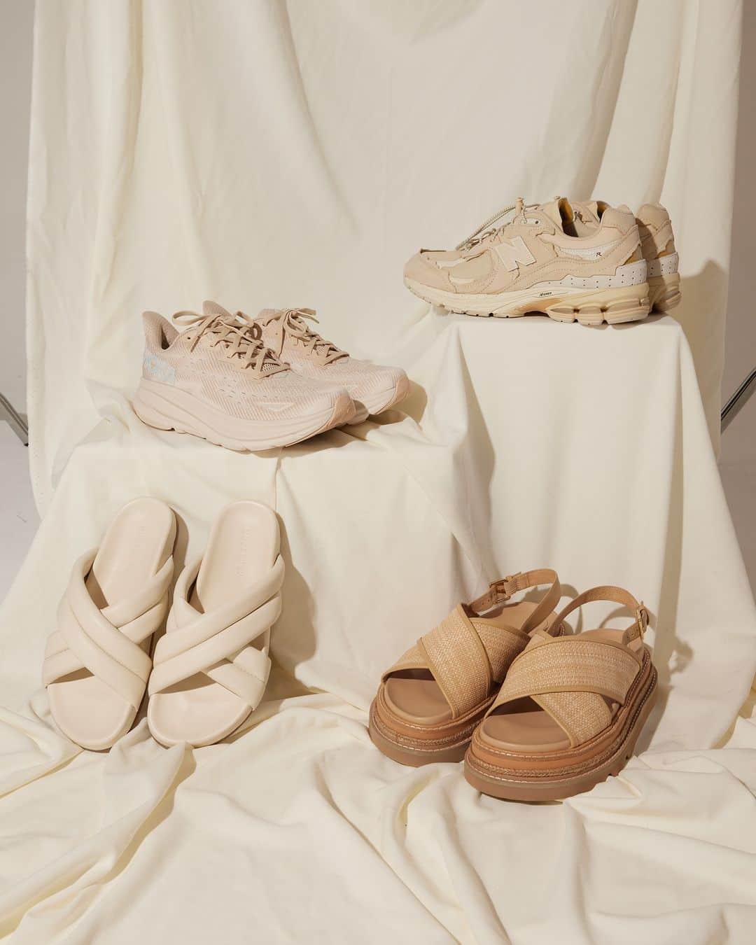 STYLERUNNERのインスタグラム：「New in Neutrals 🤍 Neutrals shoes can act as the foundation for any outfit and can pair back with just about anything. Discover the range online now!」