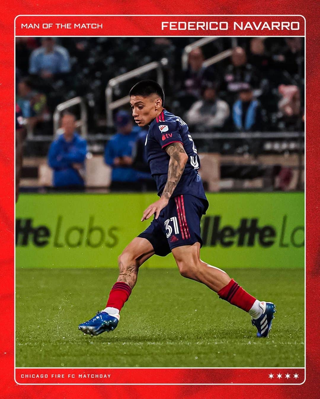 のインスタグラム：「Tonight’s Man of the Match ➡️ Fede」