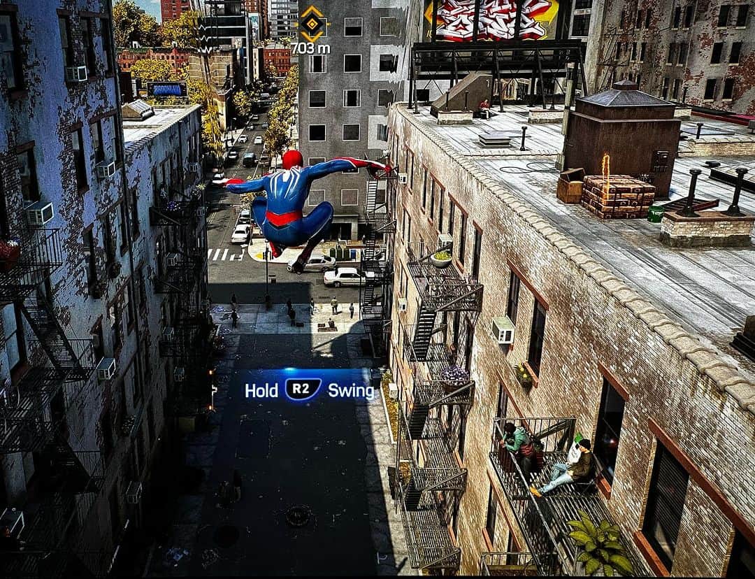 Terry Matalasのインスタグラム：「Alright, @yurilowenthal. Let’s do this. #spiderman2ps5」