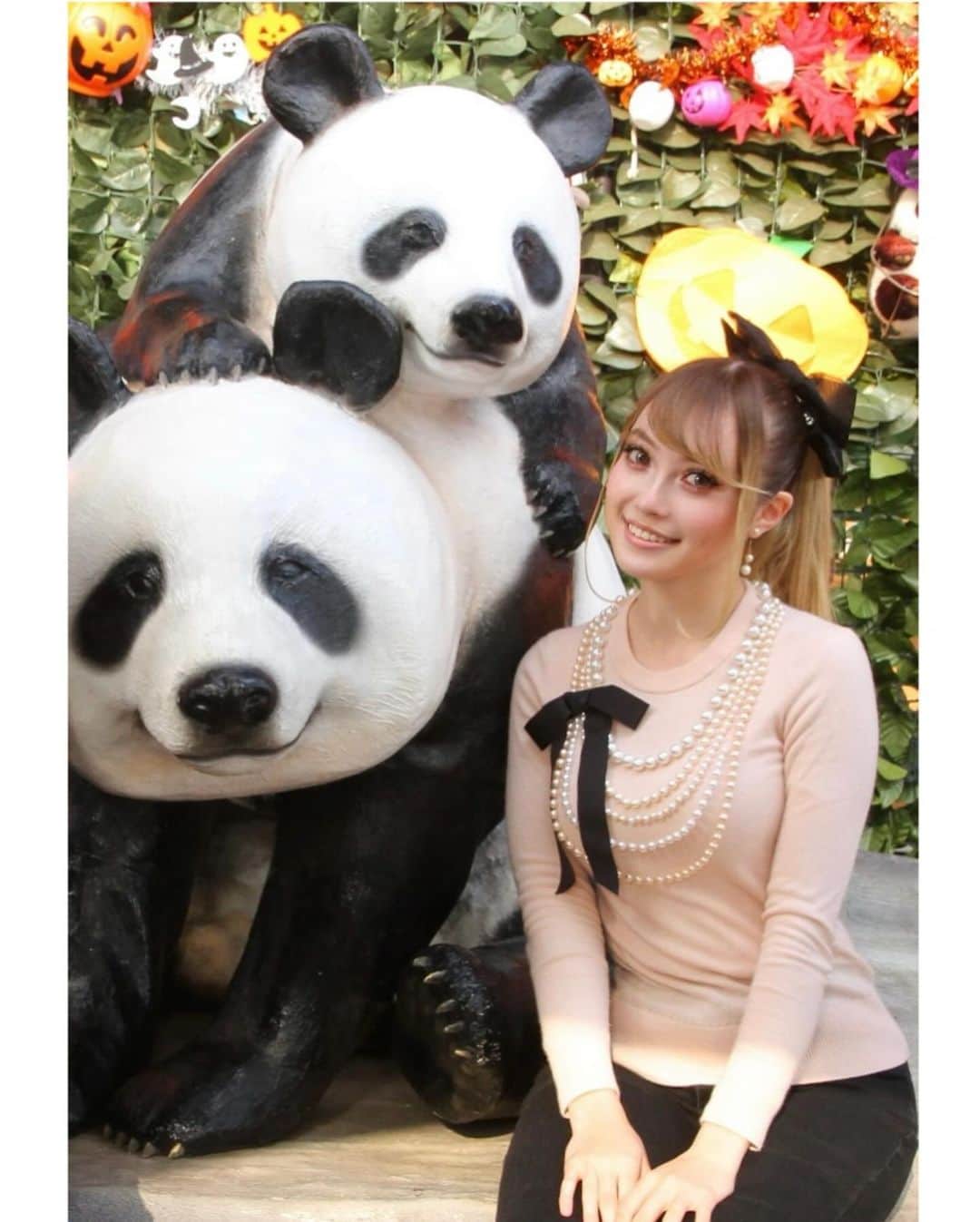長谷川愛里のインスタグラム：「#上野動物園 に行ってきたよ🐼 1番好きなフラミンゴも可愛かった🦩✨  #長谷川愛里」