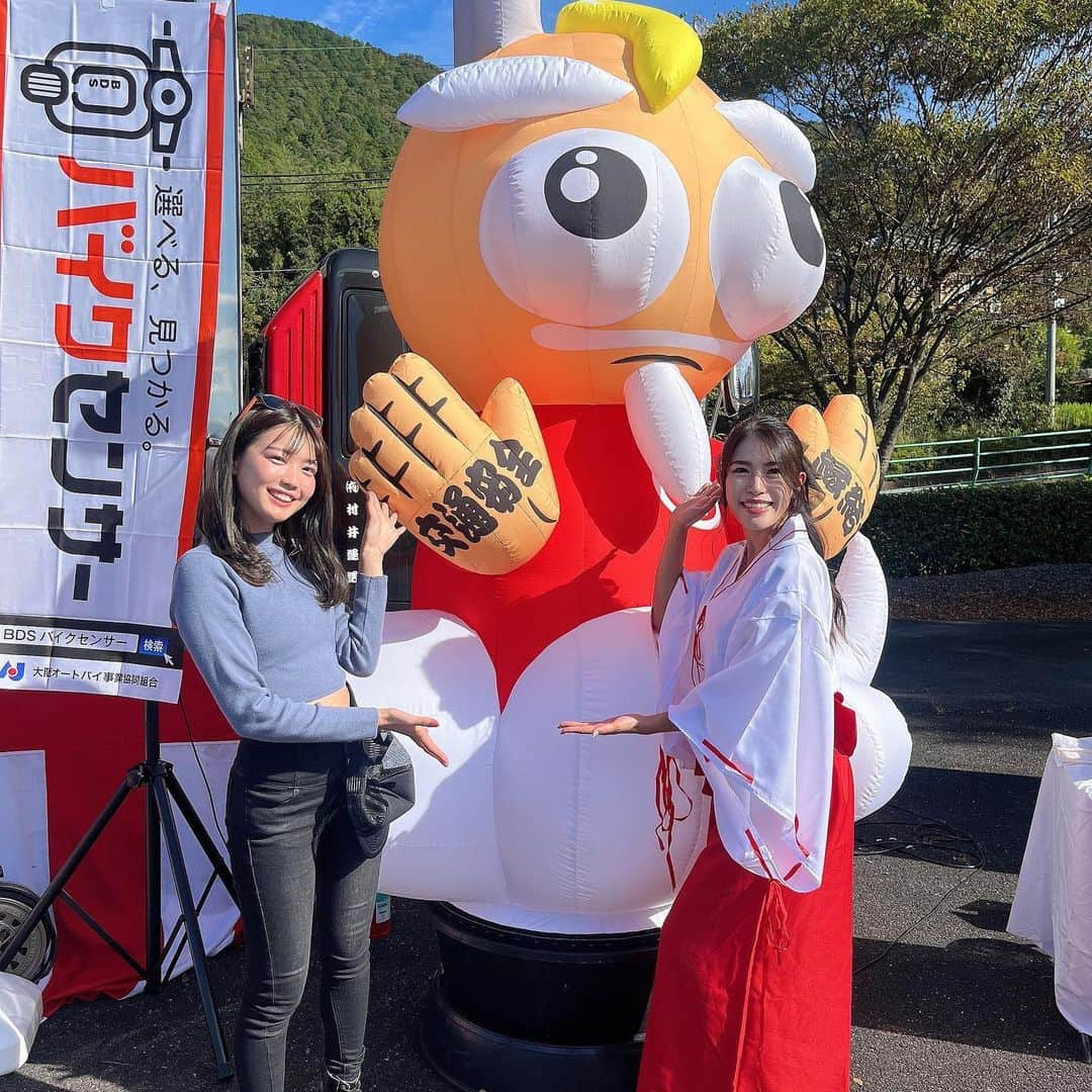 竹川由華さんのインスタグラム写真 - (竹川由華Instagram)「バイクの神様ミーティング🏍 　in近江八幡✨  #バイク　#バイクの神様　#滋賀県　#近江八幡」10月22日 13時56分 - cute.sis58