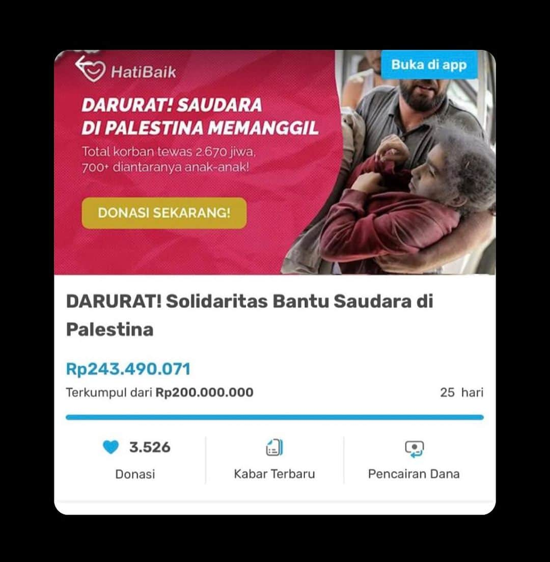 Aurelのインスタグラム：「kalau ada jalan saya mau adopsi anak2 palestina. kalau belum ada jalan yuk bareng kita mulai bantu apa yg kita bisa. bukan soal agama. ini tentang kemanusiaan kita semua... Link di BIO saya 🤲🏻🇮🇩🇵🇸🤍 mau di banned mau ilang verief kita harus buat ini」