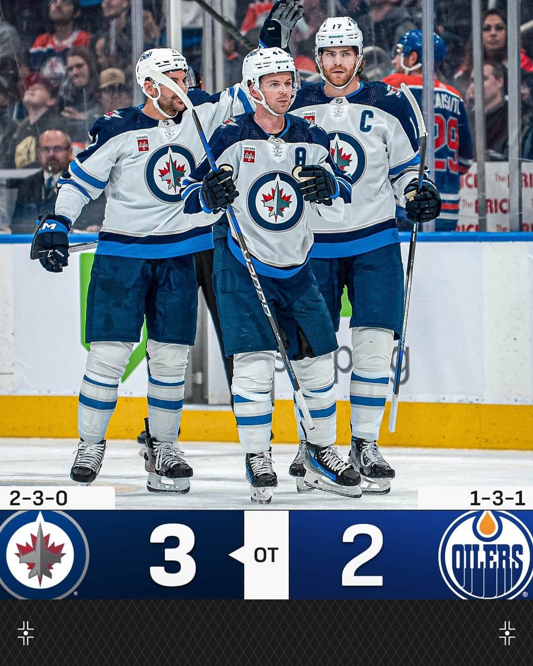 NHLさんのインスタグラム写真 - (NHLInstagram)「It was an overtime frenzy with the @mapleleafs, @canadiensmtl, @dallasstars, @bluejacketsnhl, and @nhljets picking up the extra point! 🏒  Here is the second half of your final scores for Saturday!」10月22日 14時47分 - nhl