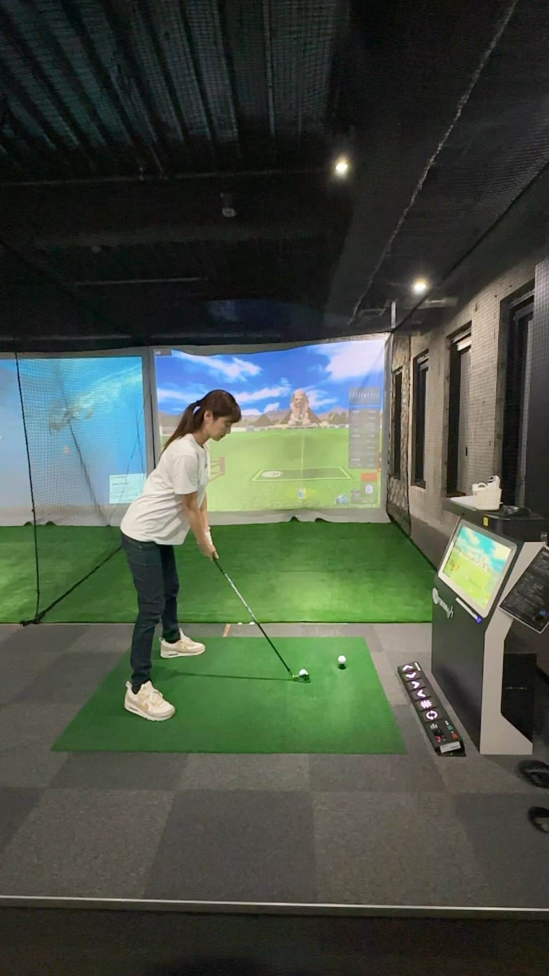 原史奈のインスタグラム：「明日一カ月ぶりのラウンド⛳️ ようやく戻りつつある #原史奈  #ゴルフ #ゴルフレッスン #ゴルフ練習 #ゴルフ女子 #ゴルフ大好き #golf #ゴルフウエア #ゴルフコーデ #ゴルフグッズ #ゴルフ動画 #ping #g410 #callaway #paradym #paradymmaxfast #even #archivio #アルチビオ #eyevol #cuartounited #instagolf」