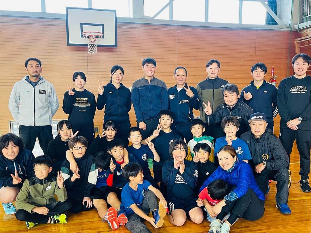 清澤恵美子のインスタグラム：「山形県最上町強化委員会& MJSTチームのみんなと今日はトレーニングand座学☺️ ありがとうございました^ ^ #やまがた雪未来国スポ」