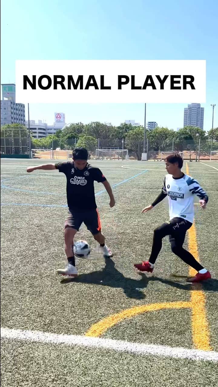 koheiのインスタグラム：「Which player is everyone?😁  #soccer #football #skills #サッカー #ドリブル」
