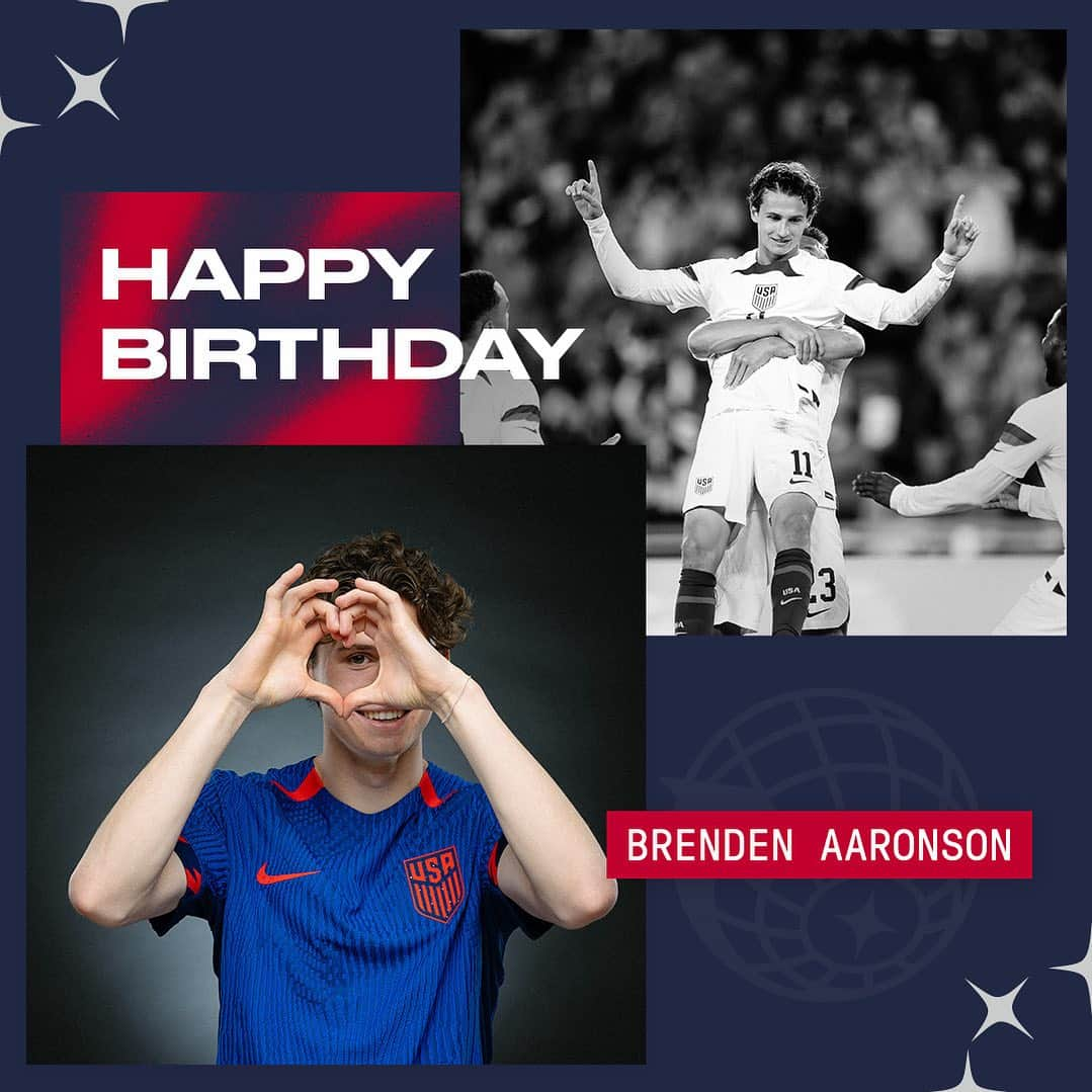 サッカー アメリカ代表チームのインスタグラム：「HBD, @baaronson7 🫶」