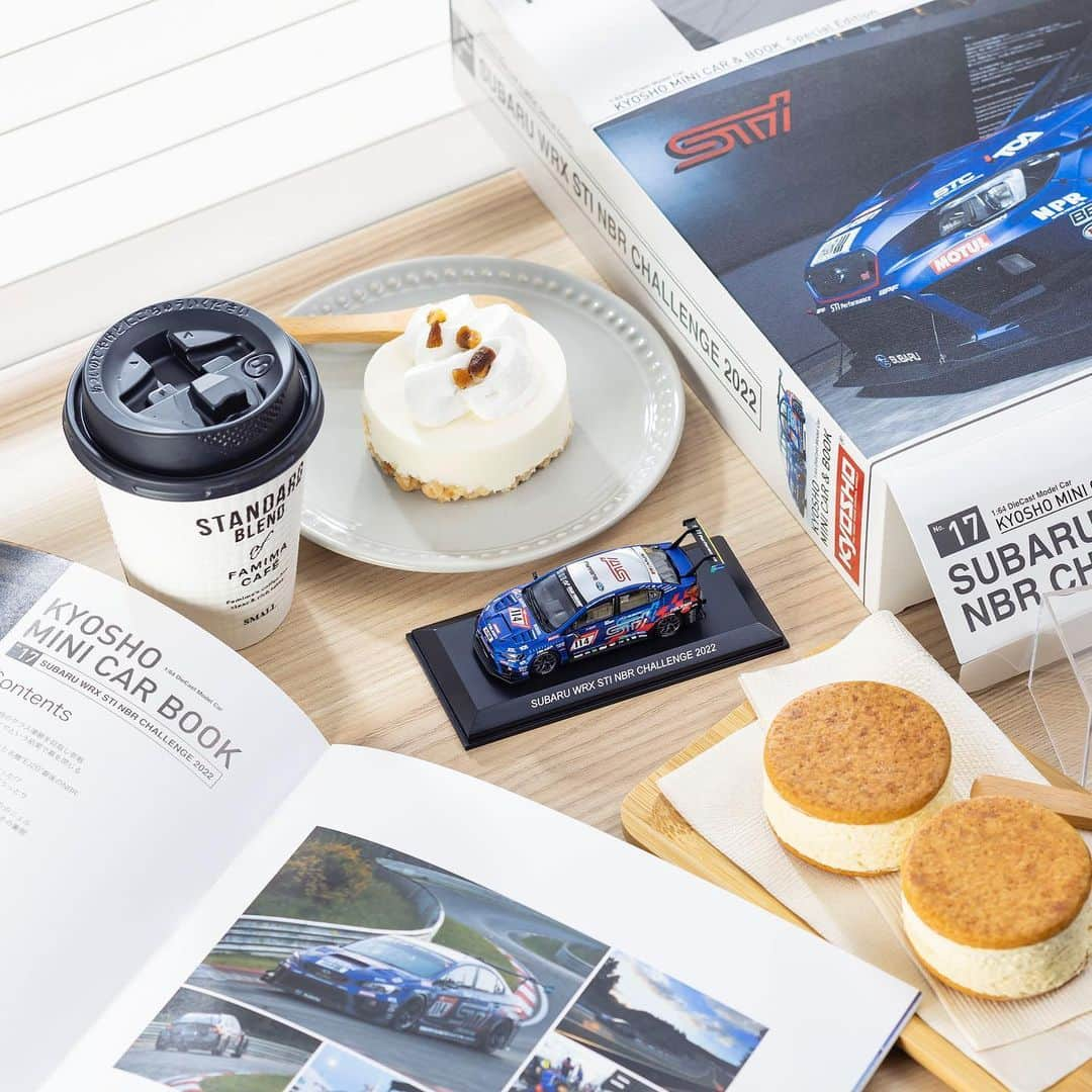 kyosho_official_minicar toysさんのインスタグラム写真 - (kyosho_official_minicar toysInstagram)「. KYOSHO MINI CAR & BOOK Special Edition No.17 SUBARU WRX STI NBR CHALLENGE 2022 取扱店舗リストを更新しました。 2023年10月5日(木)よりファミリーマート一部店舗で発売中 価格：4,950円 (税込)  詳細はプロフィール欄にあるサイトをよりご確認ください  #京商 #ファミリーマート #ミニカー #スバル #ジオラマ #模型 #ホビー #ファミマスイーツ  #WRX #SUBARU #STI #stinbr24 #NBR24H #NBR2022 #EJ20 #Nurburgring #NBR #164scale #kyoshominicarbook #diorama #carmodel #bbs #falken  @subaru.tecnica.international @subaru.jp」10月22日 17時30分 - kyosho_official_minicar_toys