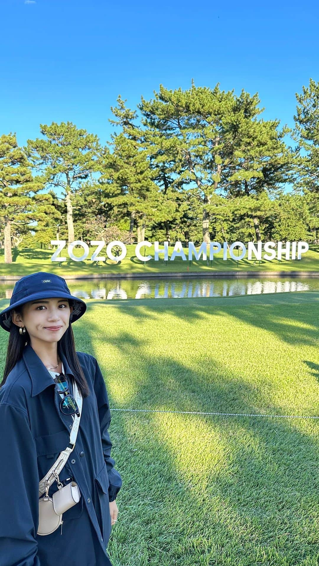 坪井ミサトのインスタグラム：「ZOZO CHAMPIONSHIP @zozochamp  最終日に行ってきました⛳️  当たり前だけど プロのスイングって本当に綺麗。 優勝した コリンモリカワ選手の安定感が 素晴らしすぎました🥹✨  全てが刺激的で 今すぐゴルフがしたいです。笑  どの選手もカッコよかったぁぁ😭  感動をありがとうございました🙇‍♀️  #zozochampionship #golf #pga #ゴルフ」