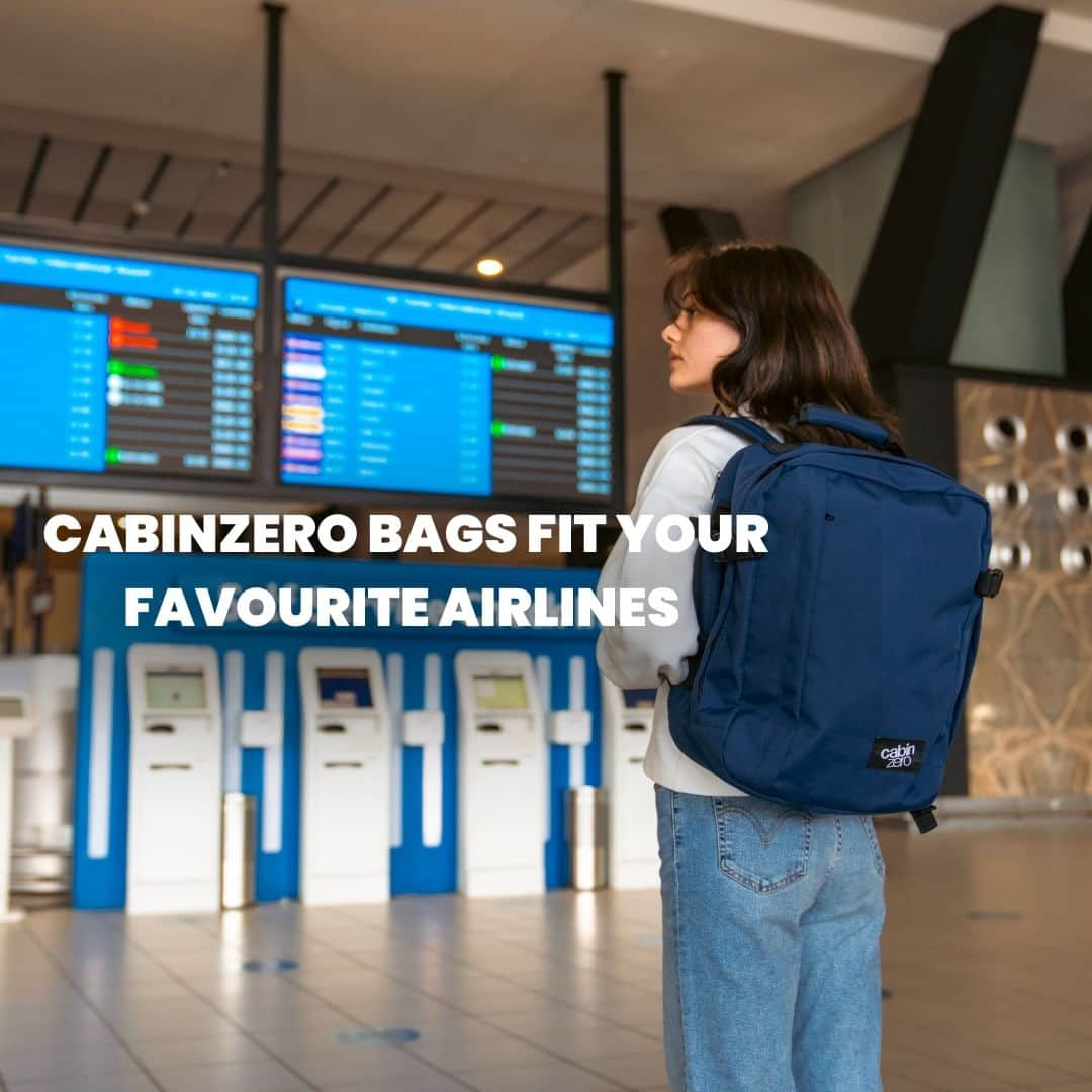 CABINZEROのインスタグラム：「THE TRAVELLER-APPROVED UNDER SEAT BAGS  CabinZero backpacks are the perfect bag for under-seat cabin allowance on most airlines, even the low-cost ones.  Shop your favourite now:  🛍 https://www.cabinzero.com/collections/underseat-bags  #CabinZero #Travel #backpack #packing #Zerohassletravel」