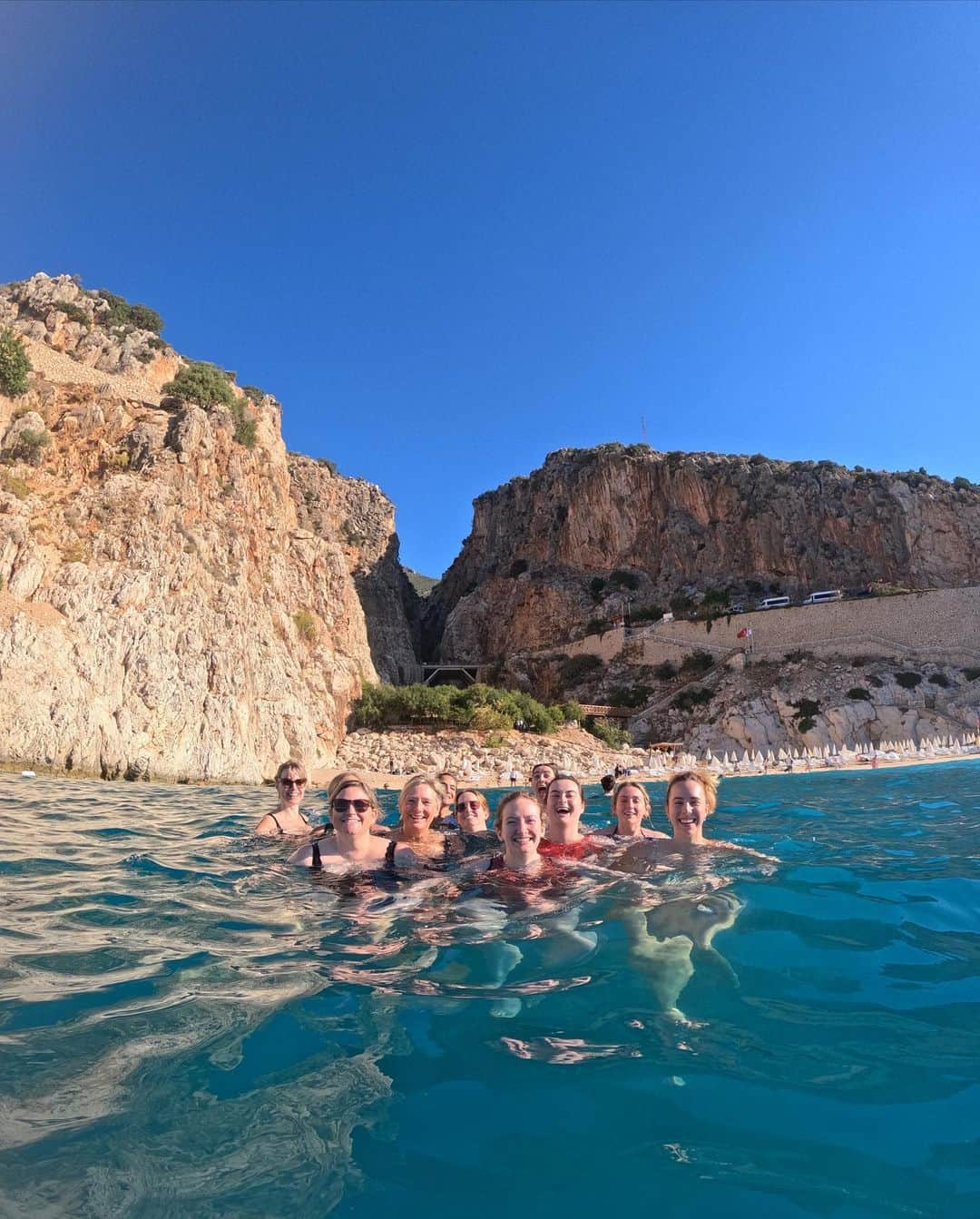 Zanna Van Dijkさんのインスタグラム写真 - (Zanna Van DijkInstagram)「🇹🇷 Turkey Photo Dump 🇹🇷  What a country, what a squad, what a week!  I’ve honestly had the BEST time hosting my group hiking trip exploring the Lycian Way in Turkey. Every day has been filled with beautiful trails, peaceful beaches, delicious food and the best company 🥰  1️⃣ Incredible views on our final big day of hiking, as we climbed up over the Fethiye region. 2️⃣ Hiking towards the famous blue lagoon of Ölüdeniz. 3️⃣ The whole of our lovely crew, we came from all over the world including Georgia, Germany, Singapore, Ireland, Malaysia, the Czech Republic, the USA and the UK! 4️⃣ Hiking down through the clouds from the summit of Mount Olympos, our highest point of the trip.  5️⃣ Stunning views of Cennet Koyu on day one, and they only got better and better!  6️⃣ The @staywildswim crew! It always fills me with joy seeing women in Stay Wild.  7️⃣ Cat heaven at our final hotel @turanhilllounge - I’m obsessed with this place! Chilled vibes, great food and kittens galore.  8️⃣ Hiking down into Kabak, the coastal hiking in Turkey is honestly some of the best I’ve ever done! 9️⃣ Kaputaş Beach. Perhaps some of the brightest turquoise blue water we experienced all week!  🔟 Daily sunset swims. We made so many core memories in the golden hour light ✨  Shoutout to our amazing guides @mikail__koroglu and @guide.bsrayrtypn. Our whole trip is documented in the “Turkey” highlight on my profile. Stay tuned on stories to be the first to hear about future group trips ♥️ #thelycianway #lycianway #lycianwaytrekking #turkeytravel  #visitturkey」10月22日 19時04分 - zannavandijk