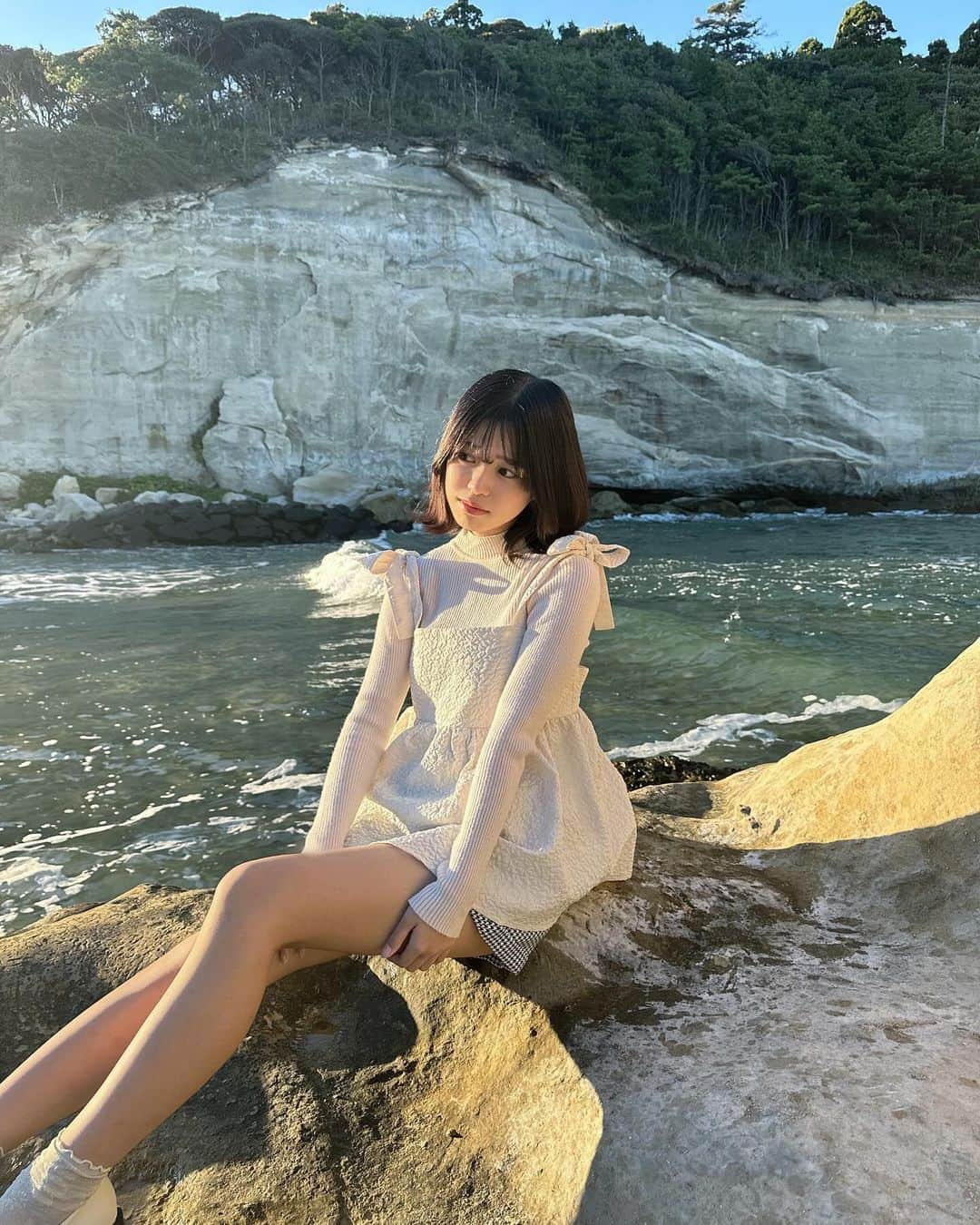 磯村美羽のインスタグラム：「⁡🦋‎🤍 しあわせ  みんなは休日何して過ごしてるの？」