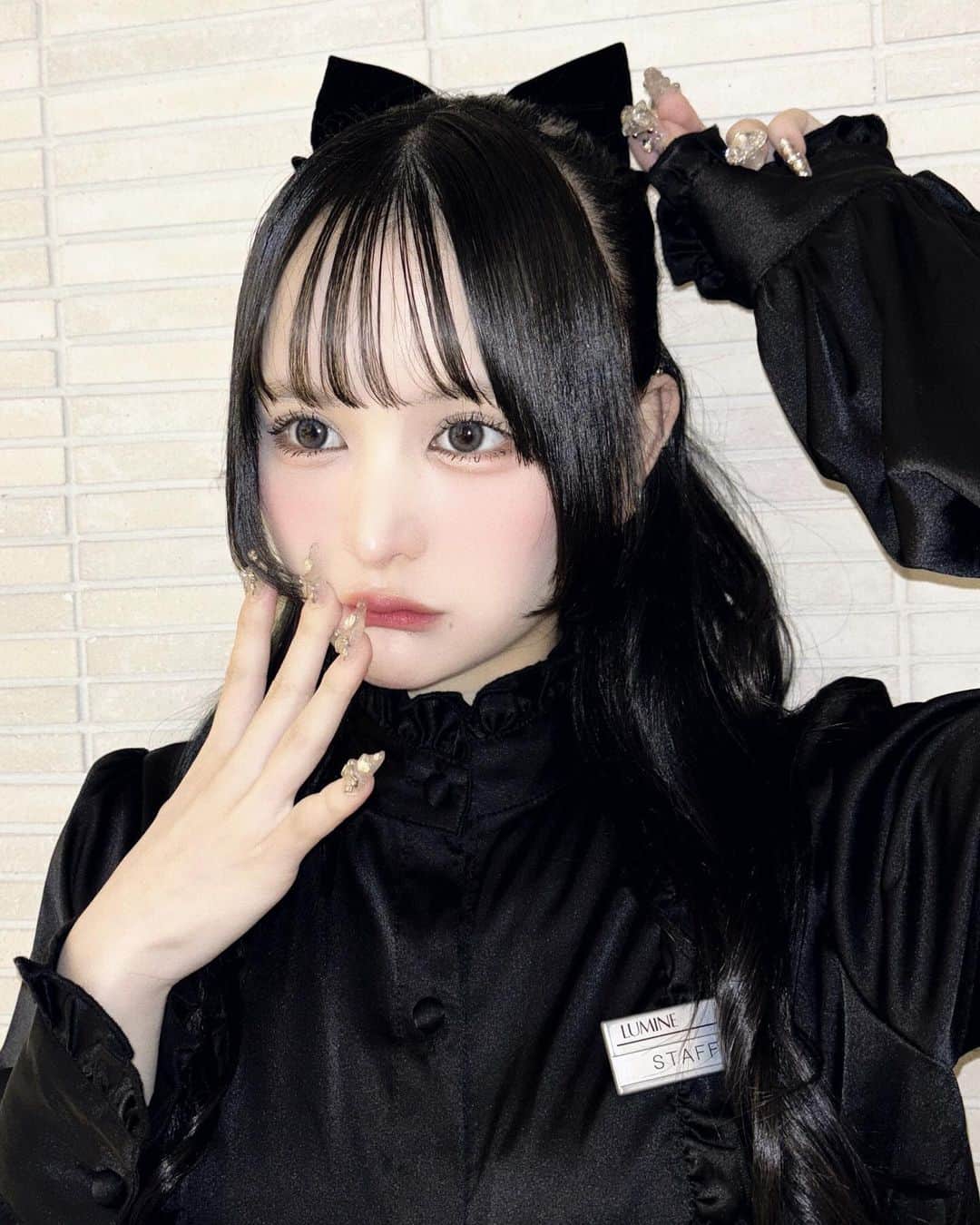 池田菜々（ななちゃむ ）のインスタグラム：「˚ ˖ ˚⊹ ᖭི༏ᖫྀ ⊹˚ ˖ ˚⊹ ᖭི༏ᖫྀ ⊹ ˚ ˖ ˚  🖤.. ᖭི༏ᖫྀ ⊹ ˚ ˖ ˚」