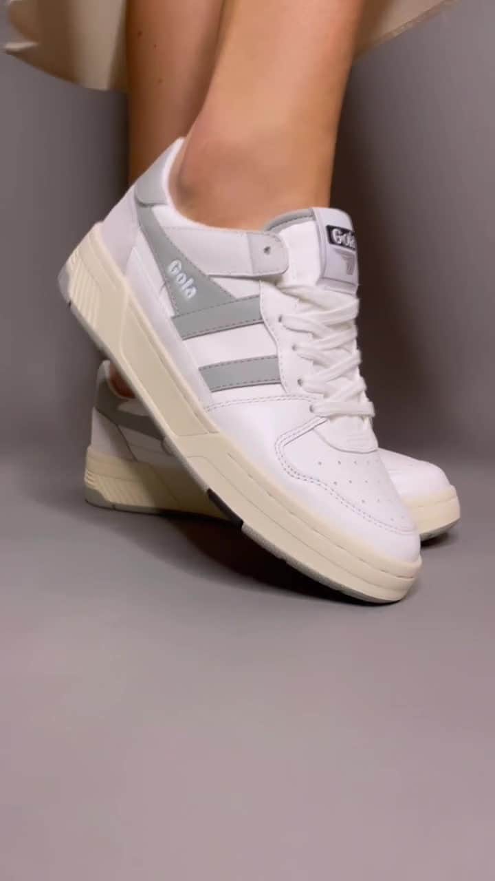 のインスタグラム：「Introducing Allcourt in a slick light grey colourway 🤍⁠ ⁠ Shop now at Gola.co.uk」
