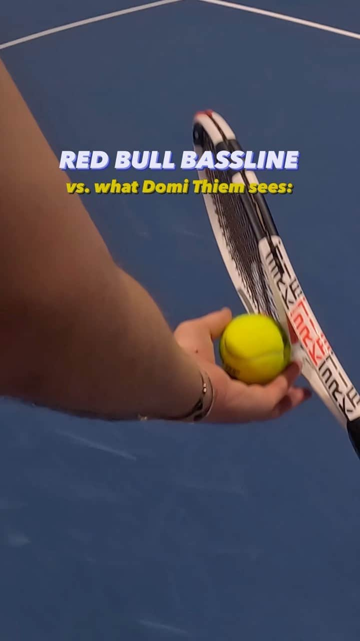 ドミニク・ティエムのインスタグラム：「Choose your favorite view 🎾👀👇  #redbull #verleihtflüüügel #redbullbassline #erstebankopen #vienna」