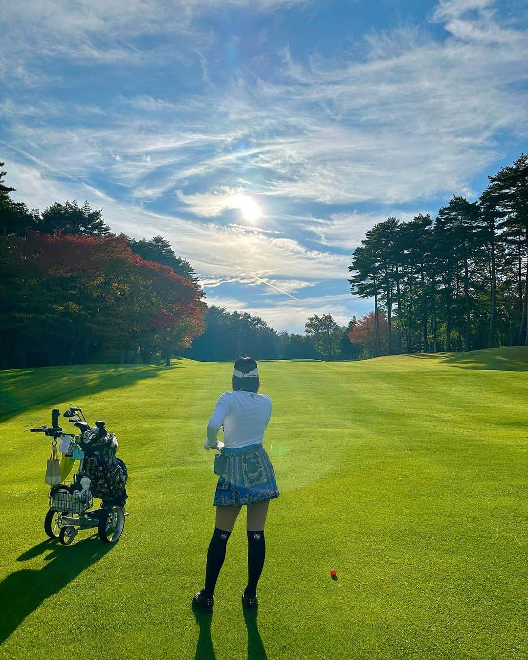 秋吉織栄（宮内かれん）のインスタグラム：「🤦🏽‍♀️🩹  大好きなゴルフ。 やめます🙅🏾‍♀️  いきなりスミマセン😥 …やめるというか休止です✋  ゴルフシーズンに入ったというのに。。 ゴルフ肘が悪化し スマホの重さに耐えきれないくらい痛みが😖  しっかり休むという事が出来ない性格で つい予定を詰め込んでしまうクセがあります。  家でもソファに座ることがなく… ゆっくり寝ることもありません。。  ゴルフの後に特にケアもしないから ゴルフ肘が良くなるわけありません🤕  夏場にかなりのゴルフの予定を入れてしまい ついにこの秋、悲鳴をあげました😱😱😱  はい。おばかさん🙄  しばらくは左腕を休め 右腕を復活させて…  なかなか時間がなく集中できていなかった 絵を描く事にしました🎨👩🏽‍🎨  ちょうど良かったのかも！ 痛い目見なきゃわからない私の性格も ついでに治そうと思います🤣笑  #ゴルフやめます  #休止と書いてパワーアップ  #やめる勇気  #golf #ゴルフ女子  #utaa  #ユタ　  #selfie #photooftheday #japan #beautifulflower  #trip #travel #trending」