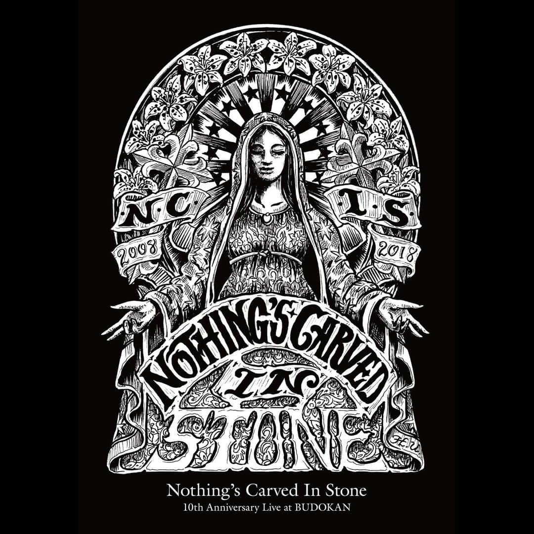 Nothing’s Carved In Stoneのインスタグラム：「【15th Anniversary History】 ⁡ ■2019年 7th LIVE DVD＆Blu-ray 『Nothing’s Carved In Stone 10th Anniversary Live at BUDOKAN』ジャケット写真 2019年2月27日リリース ⁡ 収録曲 01. Isolation 02. Spirit Inspiration 03. Like a Shooting Star 04. You're in Motion 05. Brotherhood 06. The Poison Bloom 07. In Future 08. Directions We Know 09. Midnight Train 10. 村雨の中で 11. Red Light 12. Damage 13. Gravity 14. 青の雫 15. Mirror Ocean 16. Bog 17. Milestone 18. Rendaman 19. 白昼 20. Out of Control 21. きらめきの花 22. November 15th En 1. シナプスの砂浜 En 2. Shimmer Song En 3. Around The Clock ⁡ ——————— Nothingʼs Carved In Stone 15th Anniversary "Live at BUDOKAN" 2024年2月24日(土)日本武道館 OPEN 16:30 / START 17:30 ⁡ ▼チケット ・指定席：8,200円(税込) ・学割指定席：6,200円(税込) ・ファミリー指定席：【親】8,200円(税込) / 【子供】6,200円(税込) ⁡ ▼ツアーWEB先行受付中(先着)！ https://eplus.jp/ncis-hp/ ⁡ ▼特設サイトにて後期楽曲投票受付中！ https://www.ncis.jp/15th/ ※プロフィールのリンクよりアクセス頂けます。 ⁡ #NothingsCarvedInStone #ナッシングス #NCIS #SilverSunRecords #liveatbudokan #日本武道館 #ナッシングス武道館」