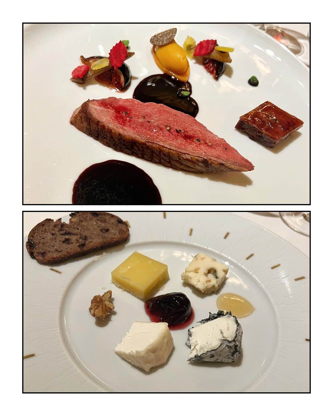川島幸美さんのインスタグラム写真 - (川島幸美Instagram)「三つ星を４年連続で獲得するL’Osierロオジエ🇫🇷   四季を感じる綺麗な色彩、繊細でアートのようなお料理に、思わず'可愛い'って言ってしまう❤️  一皿ずつの完成度がすばらしくて 食材の持つ食感や香り、味覚全てに 感動でした🥺  エグゼクティブシェフのオリヴィエ・シェニョンのクリエイティブに魅力されました✨🙏✨  L’Osier has been awarded three Michelin stars for the fourth consecutive year🇫🇷  You can't help but say 'cute' with the beautiful colors that evoke the four seasons and the delicate, art-like dishes ❤️  The perfection of each dish is amazing. For all the texture, aroma, and taste of ingredients I was impressed 🥺  I was fascinated by executive chef Olivier Chaignon's creativity✨🙏」10月22日 20時45分 - yukimikawashima