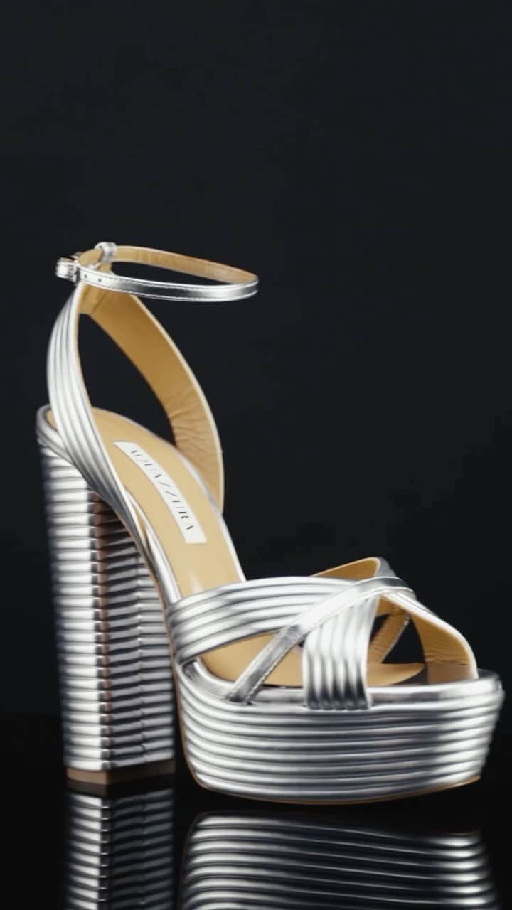 Aquazzuraのインスタグラム：「A true icon. If you haven’t already, it’s time to get acquainted with our Sundance Plateau 140, a dazzling classic crafted from polished specchio  #AQUAZZURA  #AQUAZZURAPlatforms」