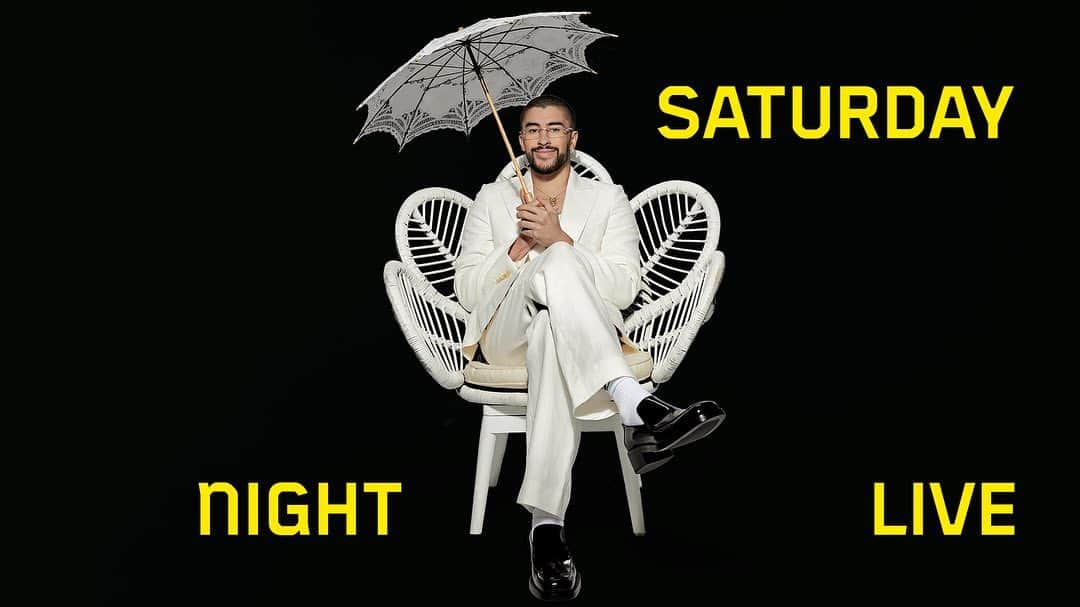 Saturday Night Liveさんのインスタグラム写真 - (Saturday Night LiveInstagram)「@badbunnypr 🖤🖤🖤 📸: @maryellenmatthewsnyc」10月22日 23時54分 - nbcsnl
