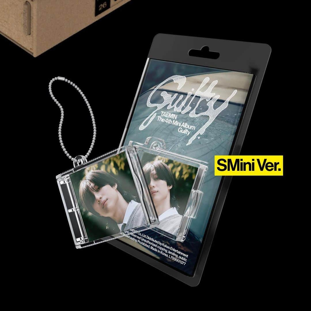 SHINeeのインスタグラム：「TAEMIN 태민 The 4th Mini Album 〖Guilty〗  Packshot - SMini ver.  ➫ 2023.10.30 6PM KST   #TAEMIN #태민 @xoalsox  #SHINee #샤이니 #Guilty #TAEMIN_Guilty」