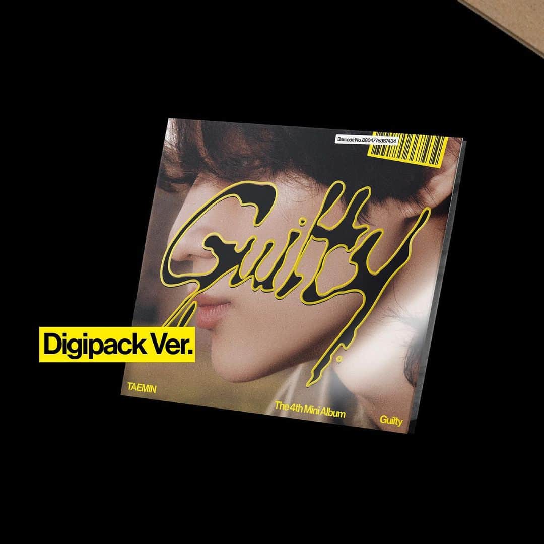 SHINeeのインスタグラム：「TAEMIN 태민 The 4th Mini Album 〖Guilty〗  Packshot - Digipack Ver.  ➫ 2023.10.30 6PM KST  #TAEMIN #태민 @xoalsox  #SHINee #샤이니 #Guilty #TAEMIN_Guilty」