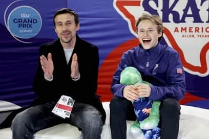 イリア・マリニンのインスタグラム：「About last night 🥇#SkateAmerica @usfigureskating   📸 Getty images」