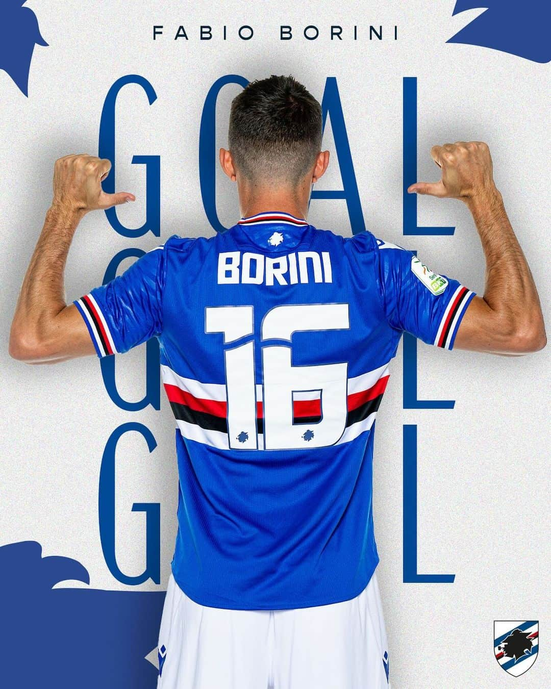 UCサンプドリアのインスタグラム：「⚽ GOOOOOOOOLLLLLL   61’ - FABIOOOOOOOOOOO! #Borini non sbaglia dal dischetto, siamo avanti noi!    #SampCosenza 1-0 | #SerieBKT   #PerSemprePaolo  #ForzaDoria 🔵⚪️🔴⚫️⚪️🔵」