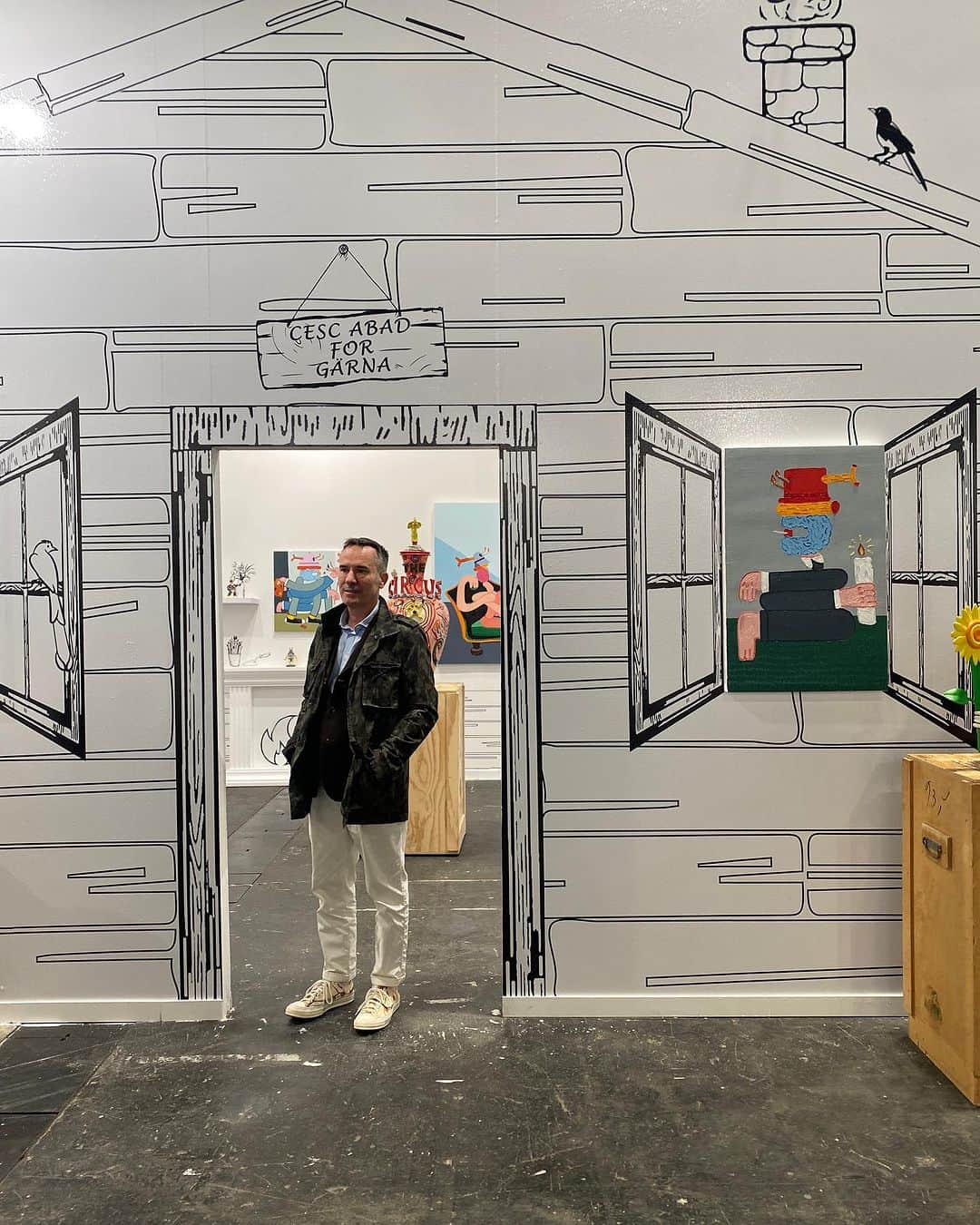 ガルシアマドリッドさんのインスタグラム写真 - (ガルシアマドリッドInstagram)「Hoy en @estampacontemporaryartfair」10月23日 1時00分 - garciamadrid