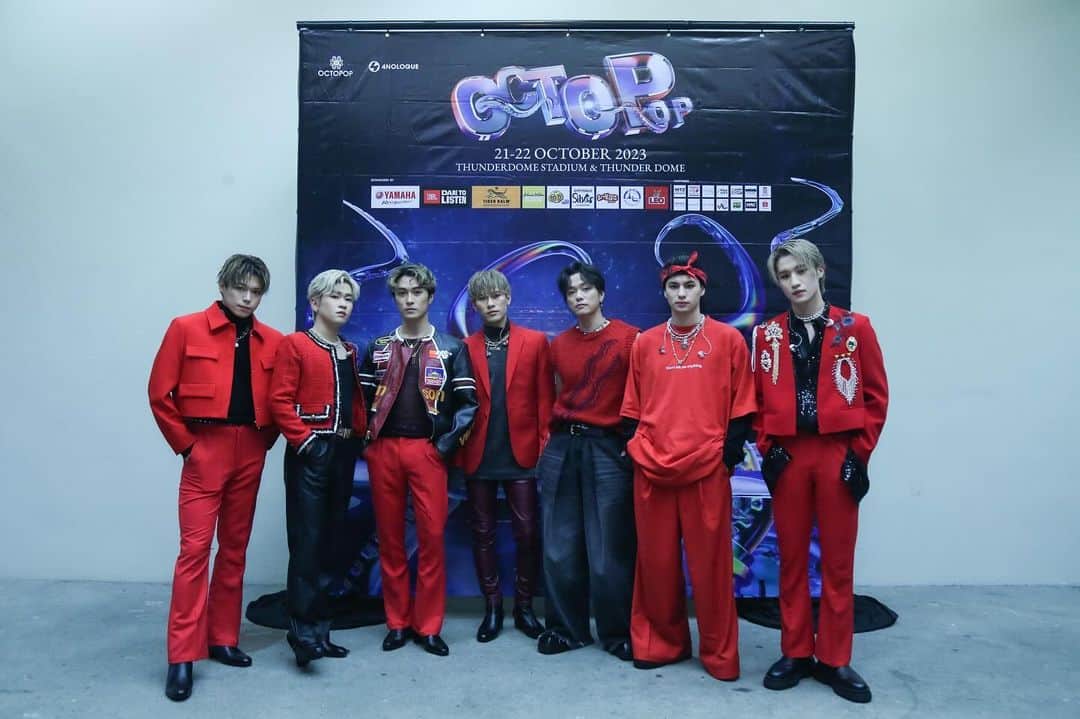 のインスタグラム：「THANK YOU #OCTOPOP2023❤️‍🔥  #หมึกเดือนสิบ #4NOLOGUE #HighCloudEnt #BALLISTIKBOYZ #BBZ」
