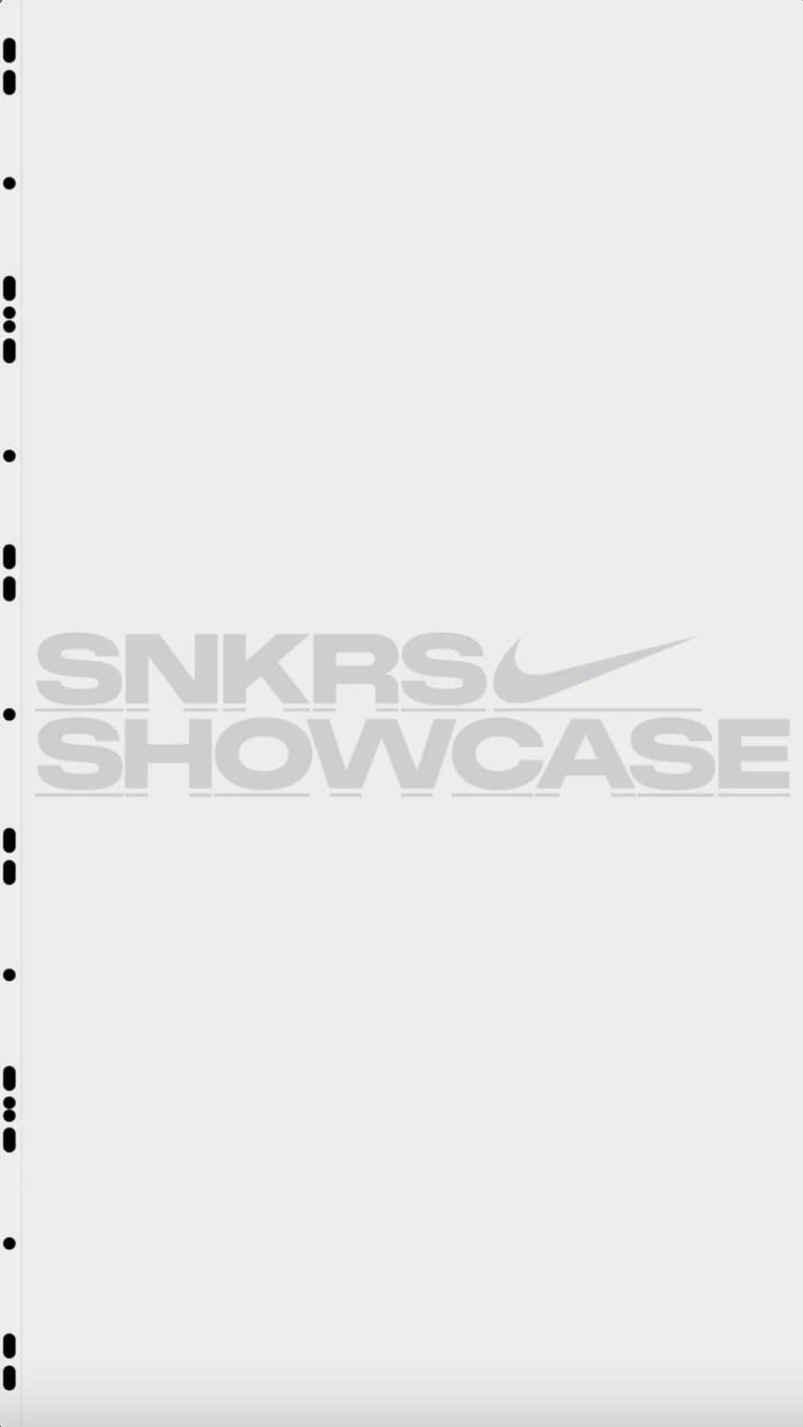 のインスタグラム：「Want a glimpse into the future?   Tune into the SNKRS App on 10.26 at 12pm PT/3pm ET for SNKRS Showcase, an official visual press release, showcasing exclusive never-before-seen heat dropping throughout the next year.  Tap the link in our bio to get notified.」