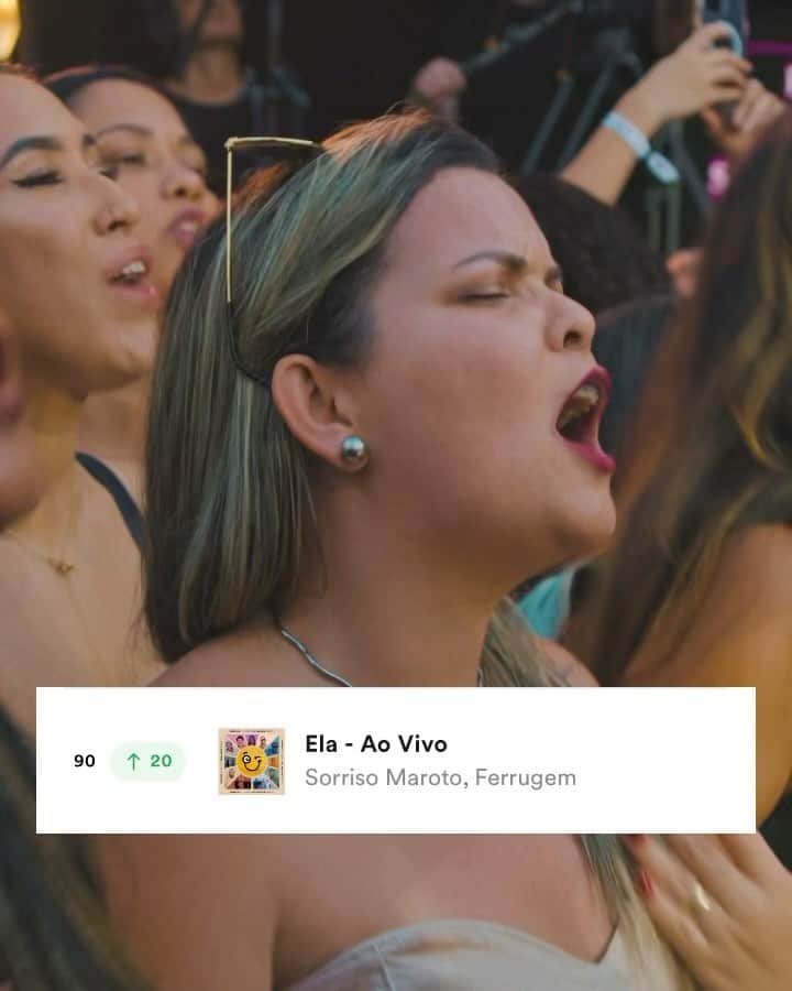 Sorriso Marotoのインスタグラム：「Ô sorte, turma! 😎 Acordamos com a notícia de que estamos com duas faixas do nosso álbum Sorriso Eu Gosto No Pagode - Parte 1 no top 200 do @spotifybrasil, ELA com o @ferrugem segue no ranking desde o lançamento e agora o medley com a @ludmilla e o @belo entrou! 🏆  Obrigadoooo a cada um de vocês que tá ouvindo sem parar !!! 🙌🏽🎶」