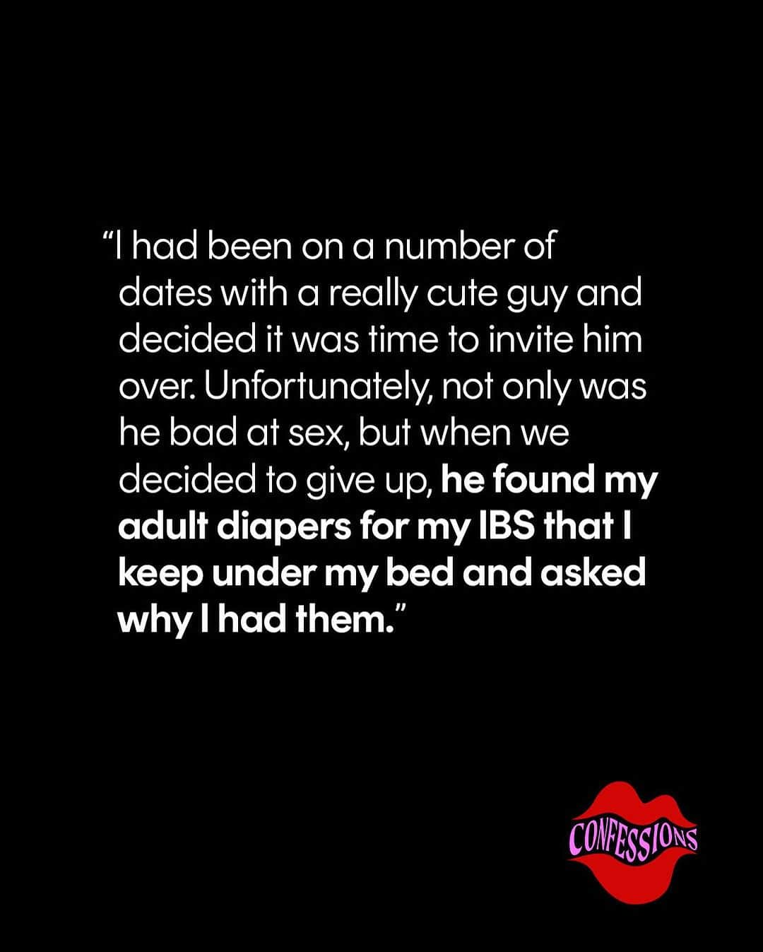 Cosmopolitanのインスタグラム：「In the latest episode of our podcast, #Confessions, we dive into some of the most awkward dating encounters and weird hookup stories (see above 👆) that you really have to hear to believe. Get to listening at the link in bio.」