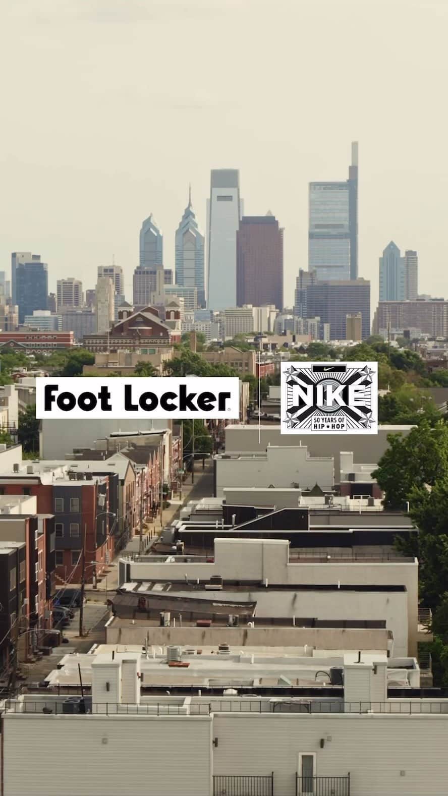 Foot Lockerのインスタグラム：「A style that shaped & transcended culture in Philly & beyond 🎤  Shop the Nike Hip Hop 50th collection in stores & online now.」