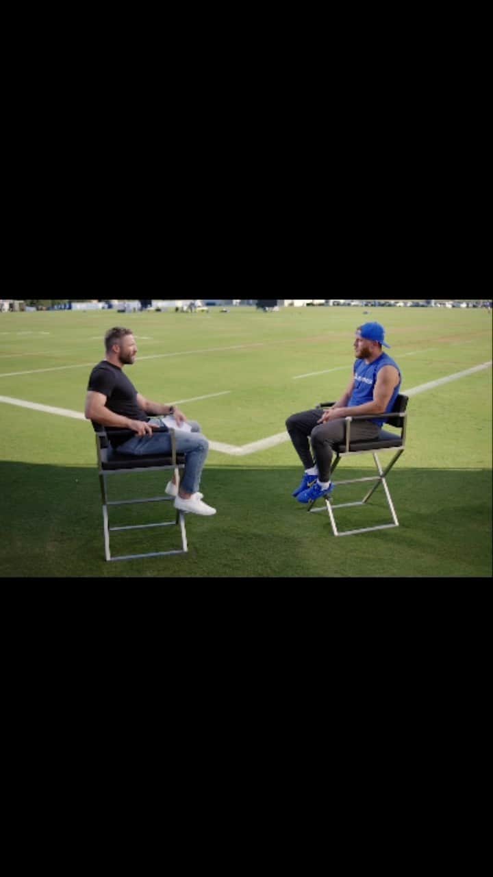ジュリアン・エデルマンのインスタグラム：「Coop has hit the ground running this season, and it’s easy to see why. Humble, hard working, and most of all, a dawg. Great talking with one of the best at his position. 🙏  @cooperkupp」