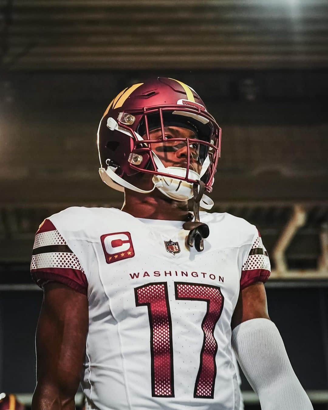 ワシントン・レッドスキンズのインスタグラム：「game day in the big apple 🍎」