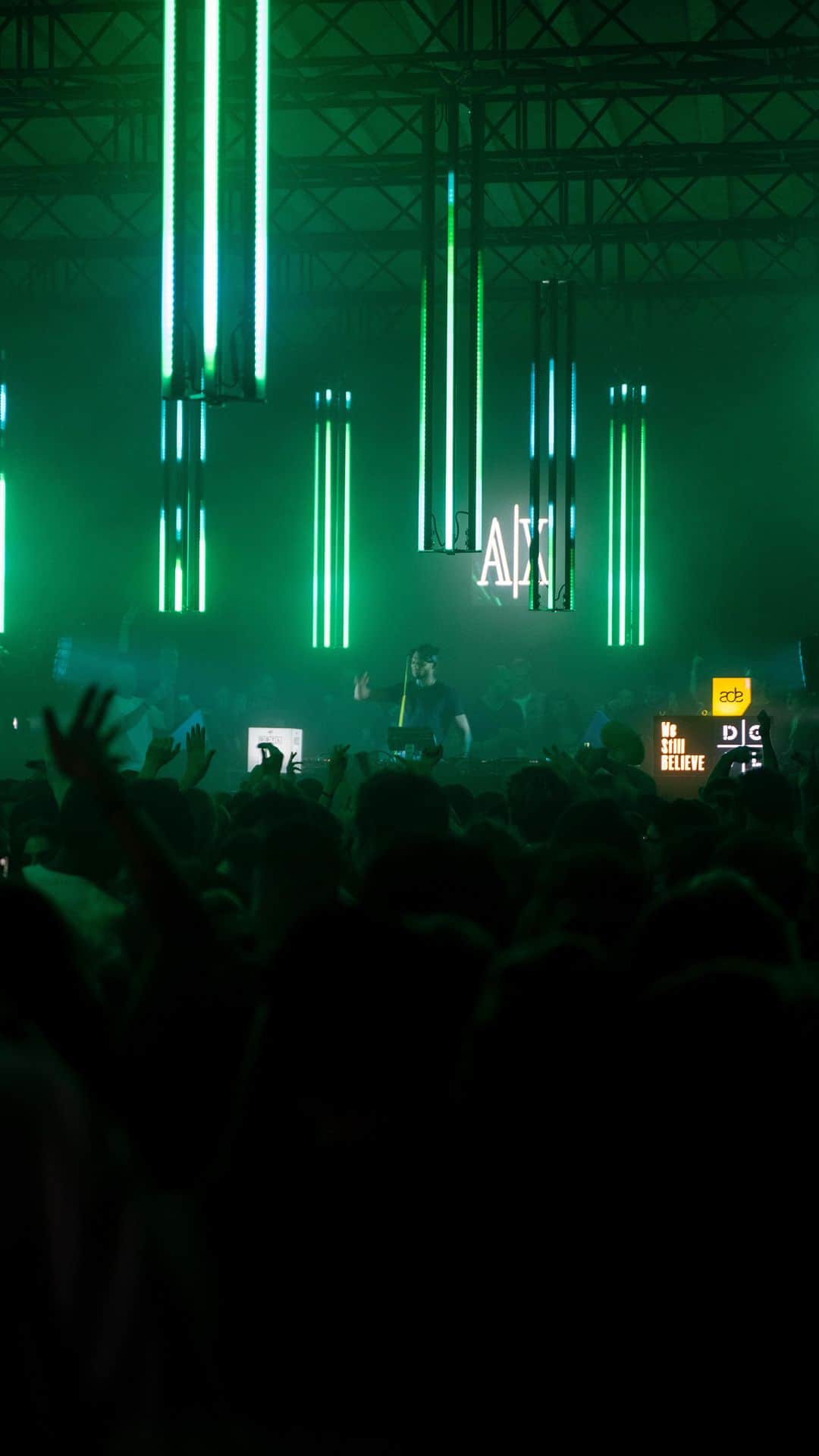ジョルジオアルマーニのインスタグラム：「Day three at @dgtlfestival during @amsterdamdanceevent   Track: Jimi Jules, Anna Bolika」