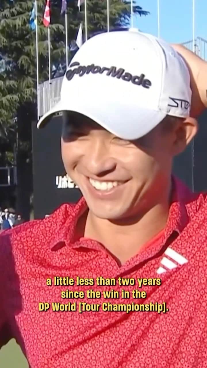 チョン・インジのインスタグラム：「That familiar winning feeling is back for @collin_morikawa after taking the @ZOZOchamp by six shots to end a two-year drought. 🏆」