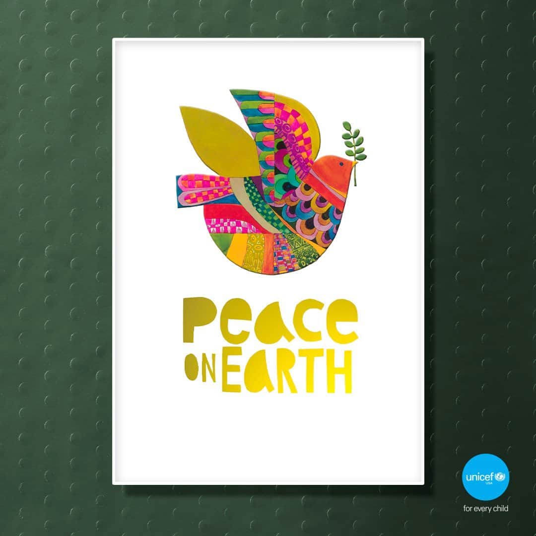 IKEA USAのインスタグラム：「Want to make a difference AND spread some holiday cheer this year? Send a card from @UNICEFUSA's holiday card collection and all proceeds go to helping children survive and thrive. Available now at your local IKEA store while supplies last.」