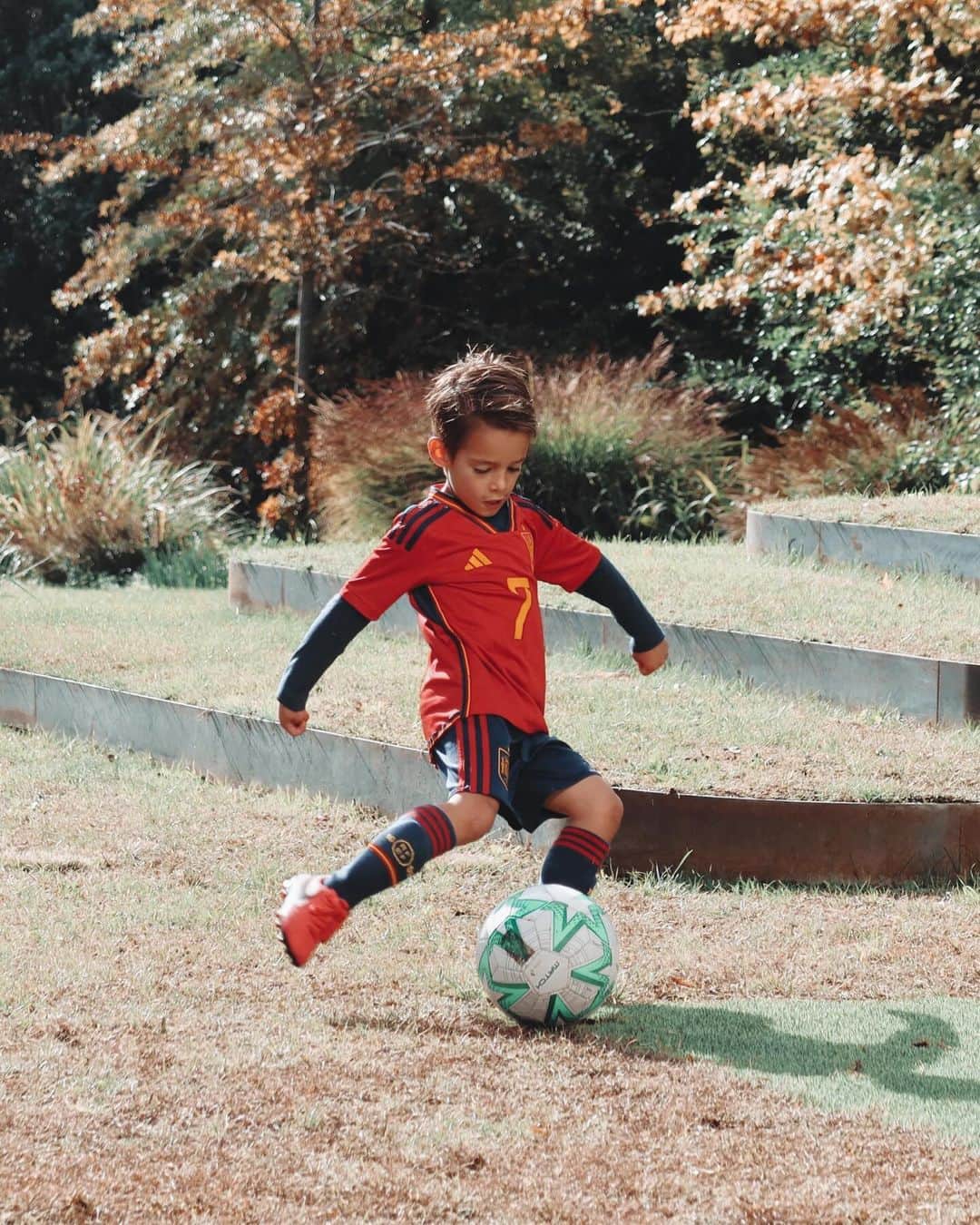 アルバロ・モラタのインスタグラム：「I miei calciatori 😍」